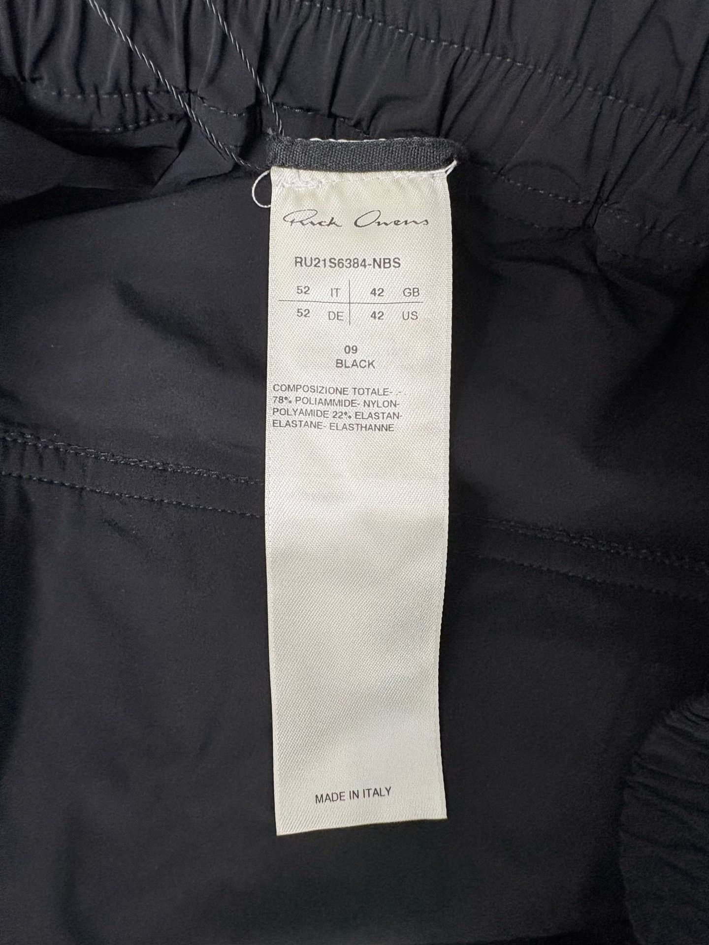 Rick Owens Rick Owens Phlegethon Drawstring Tech Shorts 52 Size US 36 / EU 52 - 4 Thumbnail