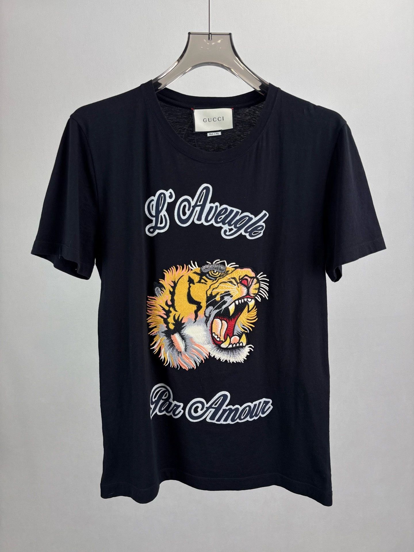 Gucci Gucci Tiger Embroidered T-Shirt Size S Size US S / EU 44-46 / 1 - 2 Thumbnail