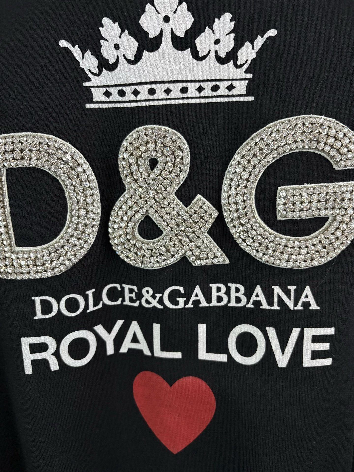 Dolce & Gabbana Dolce & Gabbana Crystal Crown Sweatshirt Size 54 Size US L / EU 52-54 / 3 - 4 Thumbnail