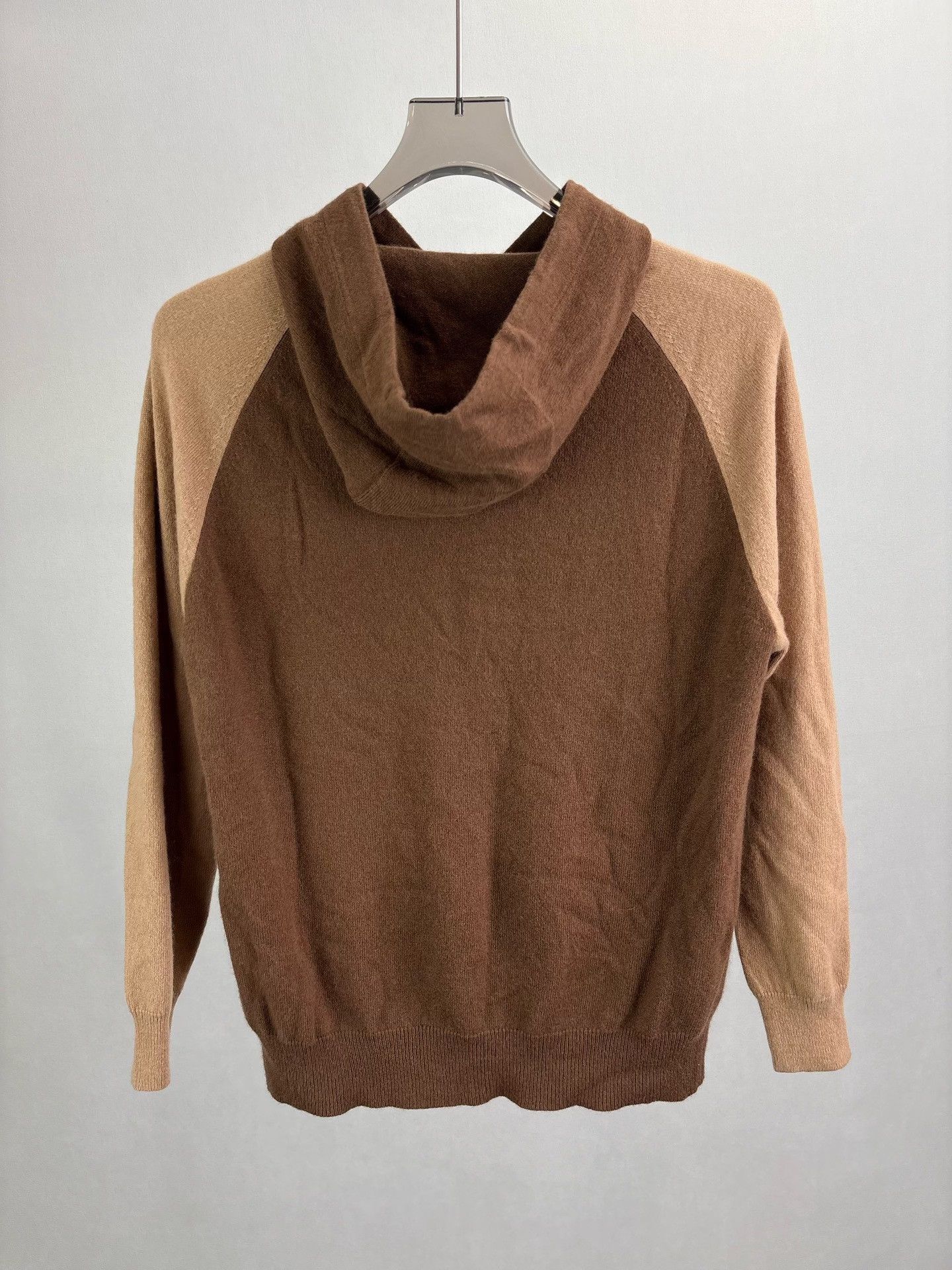 Max Mara Max Mara 100% Cashmere Logo Hoodie S Size S / US 4 / IT 40 - 3 Thumbnail