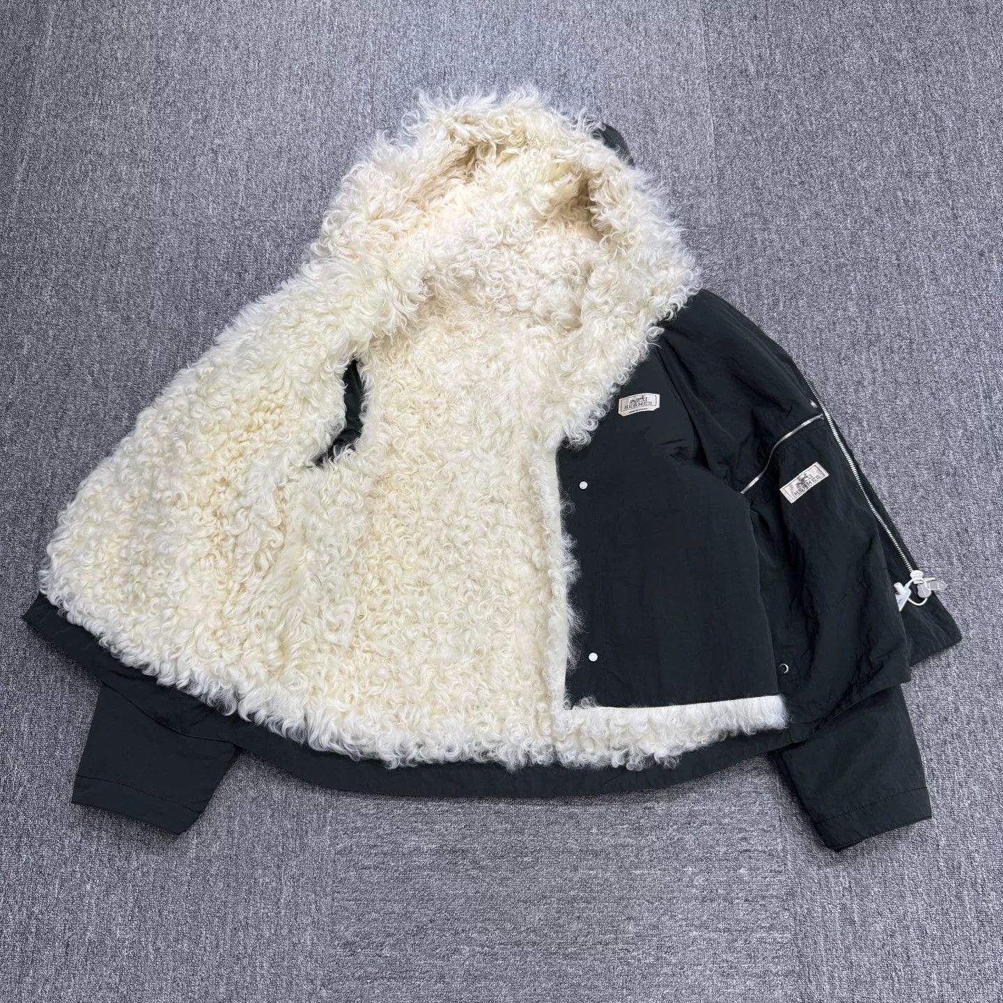 Hermes Hermes Lambfur Lined Hooded Jacket 50 Size US M / EU 48-50 / 2 - 3 Thumbnail