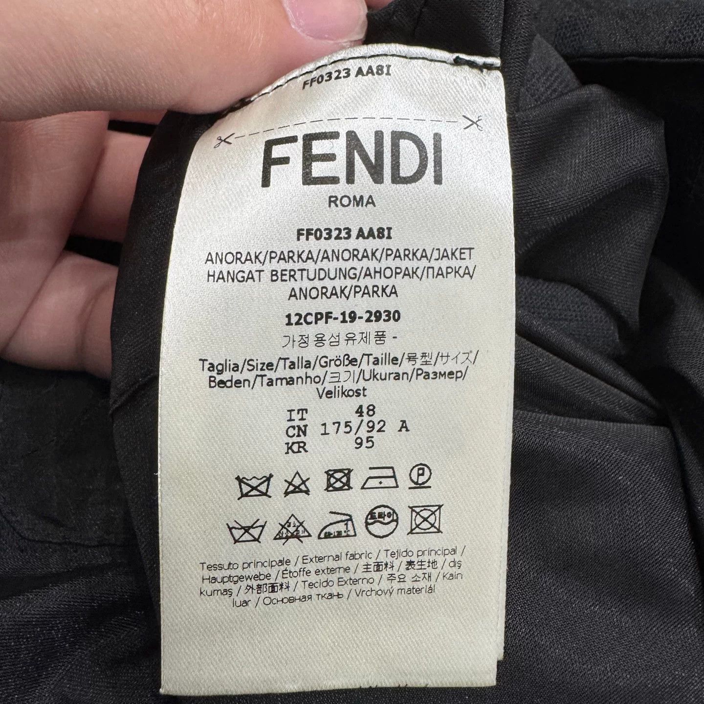 Fendi Fendi FF Monogram Raincoat Size 48 Size US M / EU 48-50 / 2 - 5 Thumbnail
