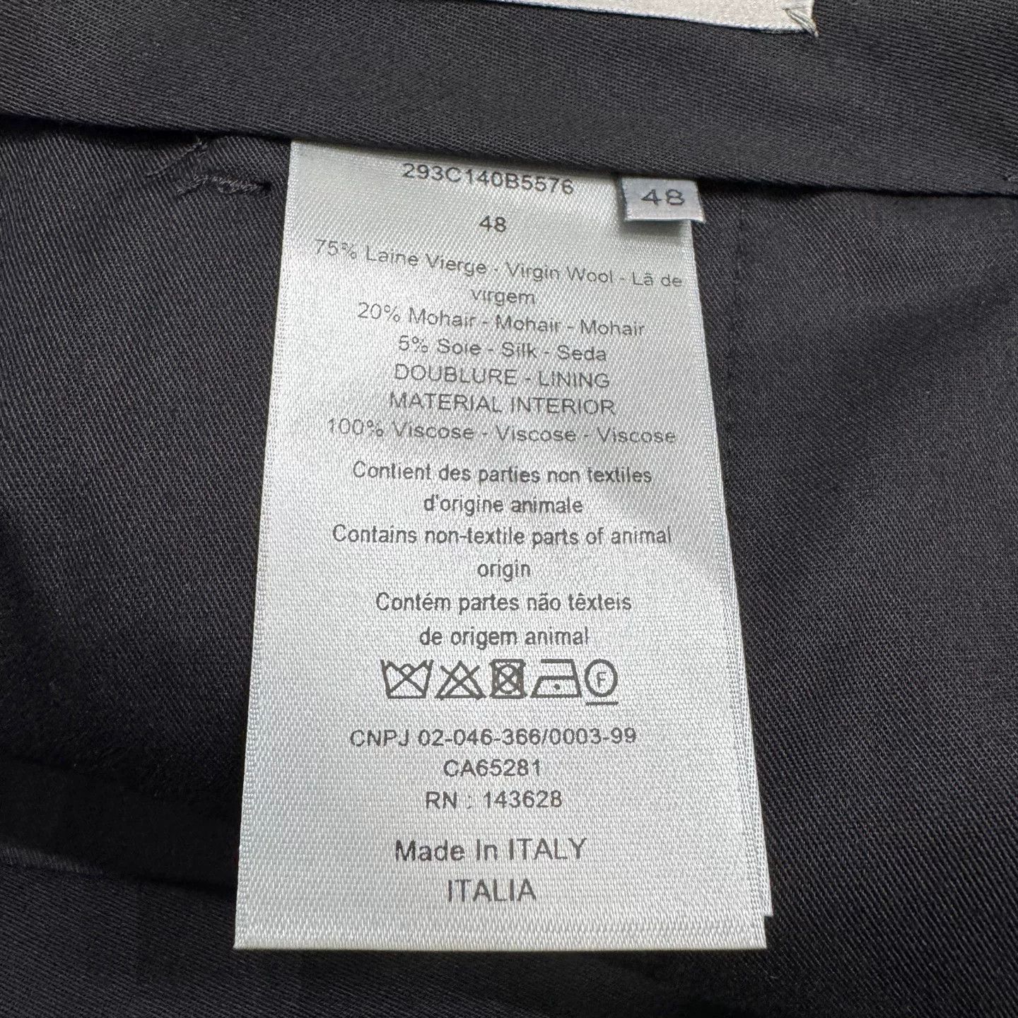 Dior Dior Check Wool Mohair Casual Pants 48 Size US 32 / EU 48 - 4 Thumbnail