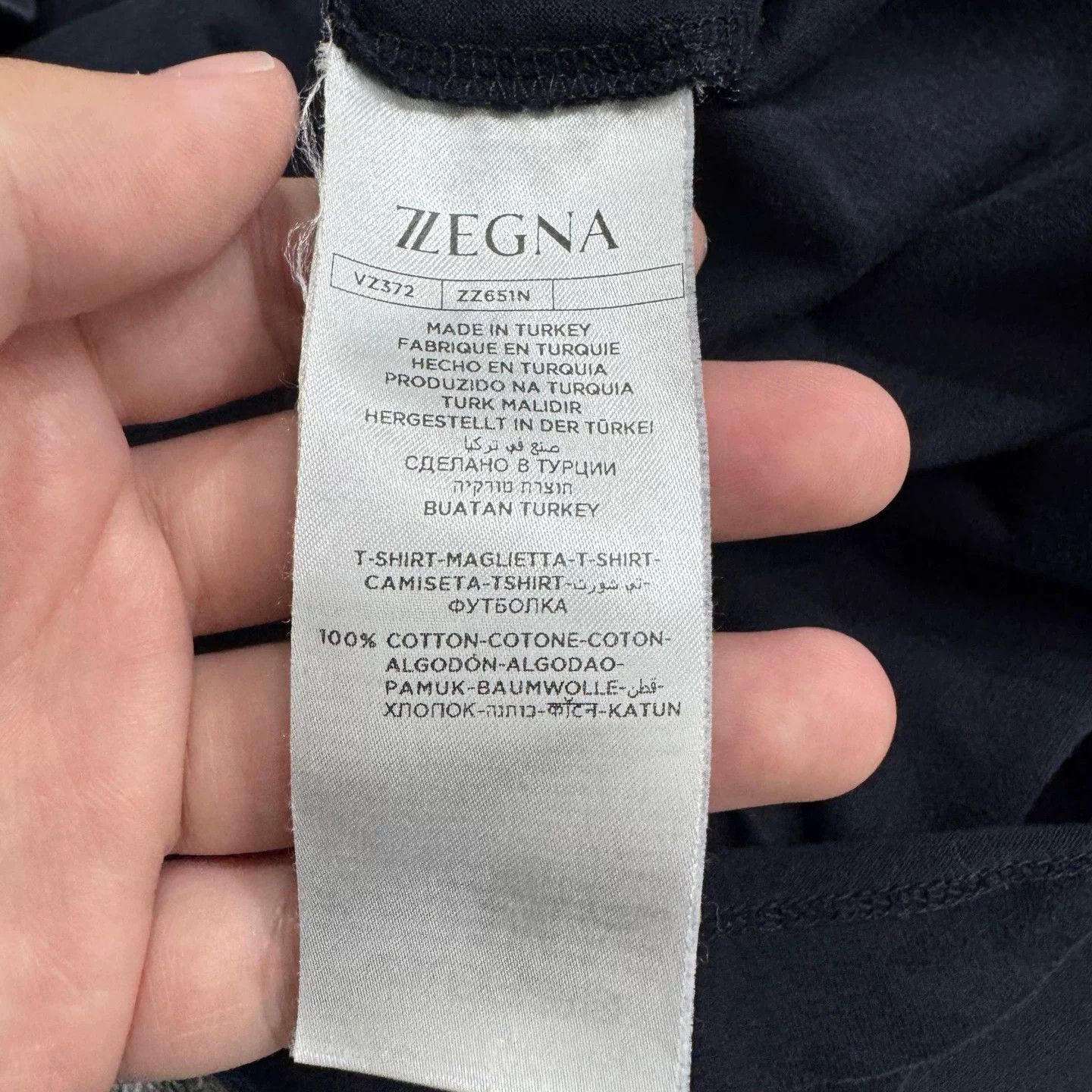 Z Zegna Z Zegna Graphic Logo Print T-Shirt XL Size US XL / EU 56 / 4 - 5 Thumbnail