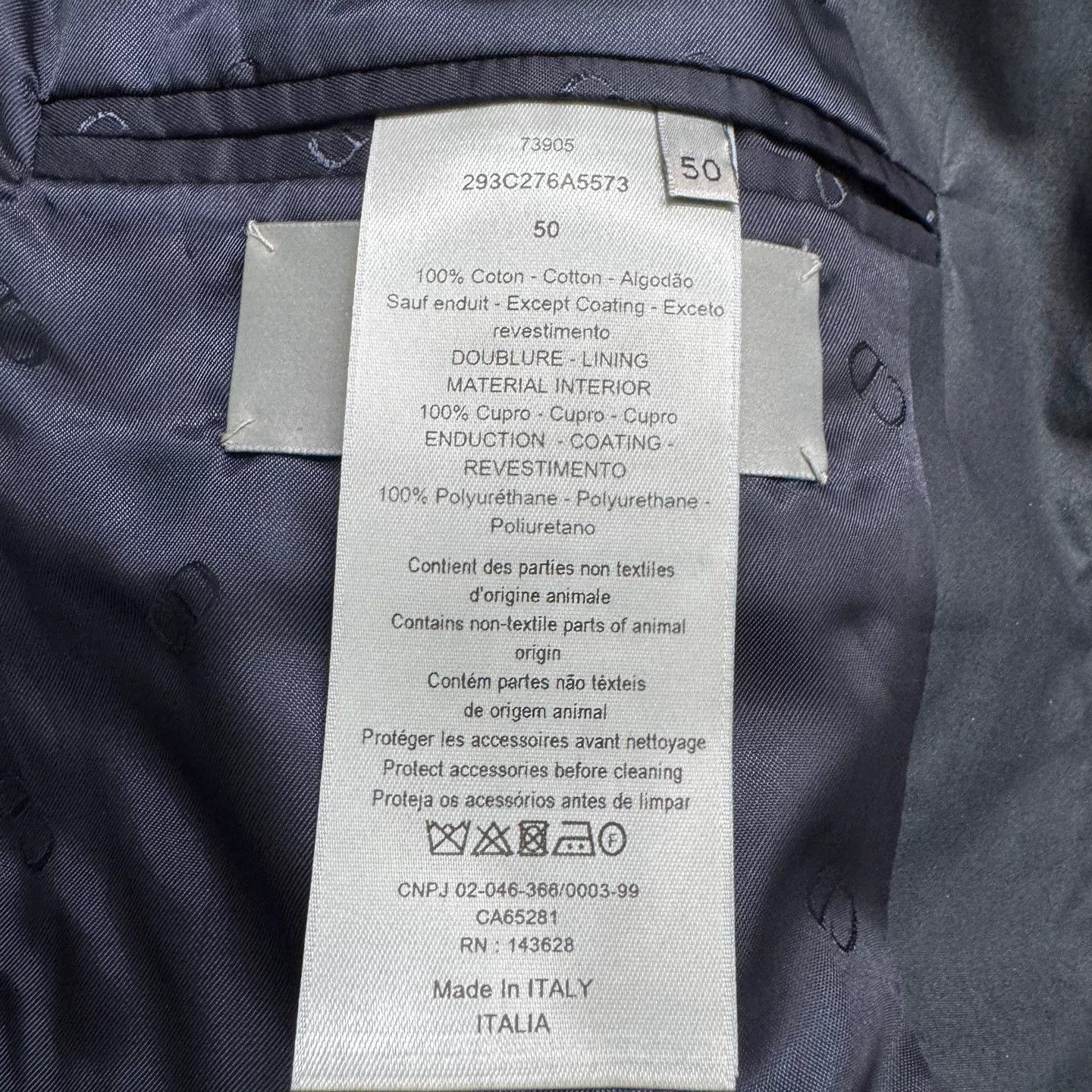 Dior Dior Coated Cotton Utility Jacket Size 50 Size US M / EU 48-50 / 2 - 4 Thumbnail