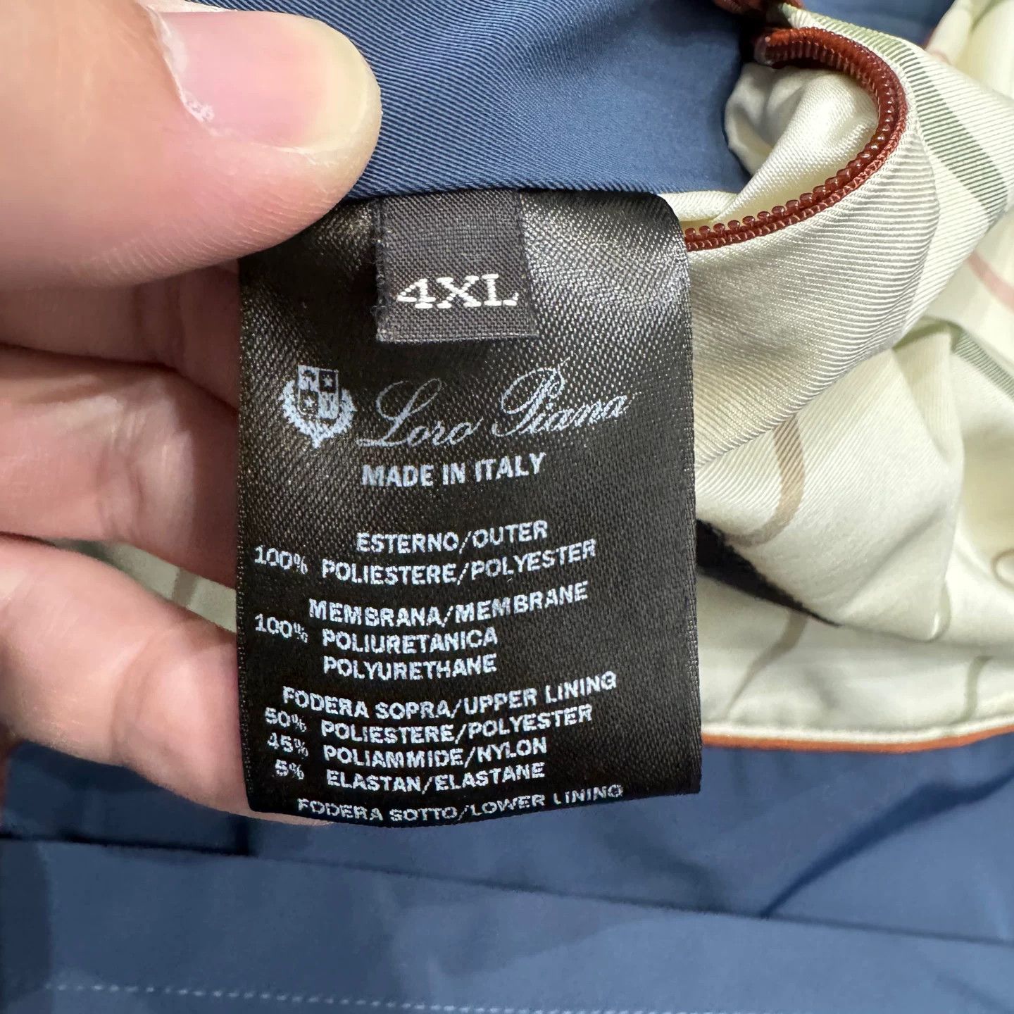 Loro Piana Loro Piana Storm System Light Jacket 4XL Size US XXL / EU 58 / 5 - 5 Thumbnail