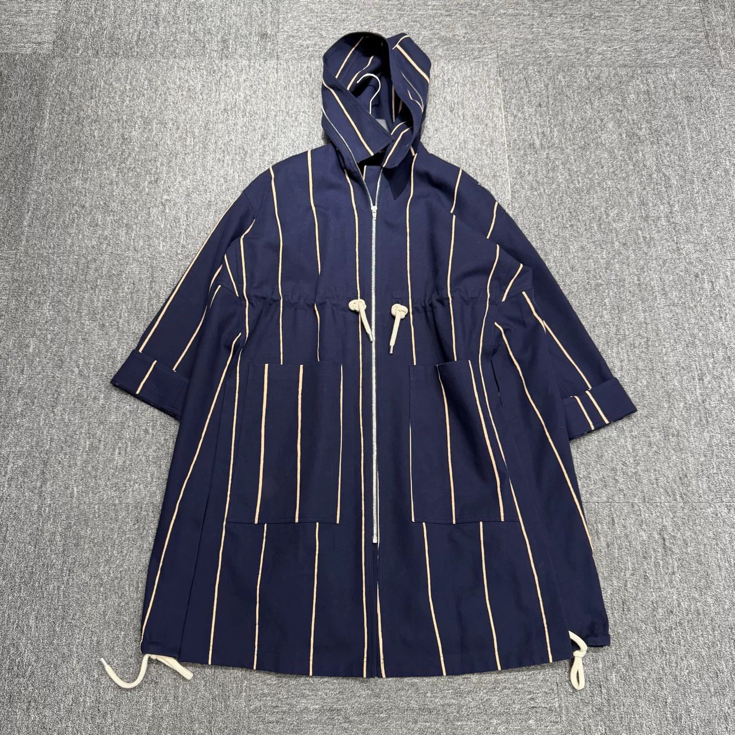 Celine Celine Striped Hooded Jacket Size 36 Size XS / US 0-2 / IT 36-38 - 2 Thumbnail