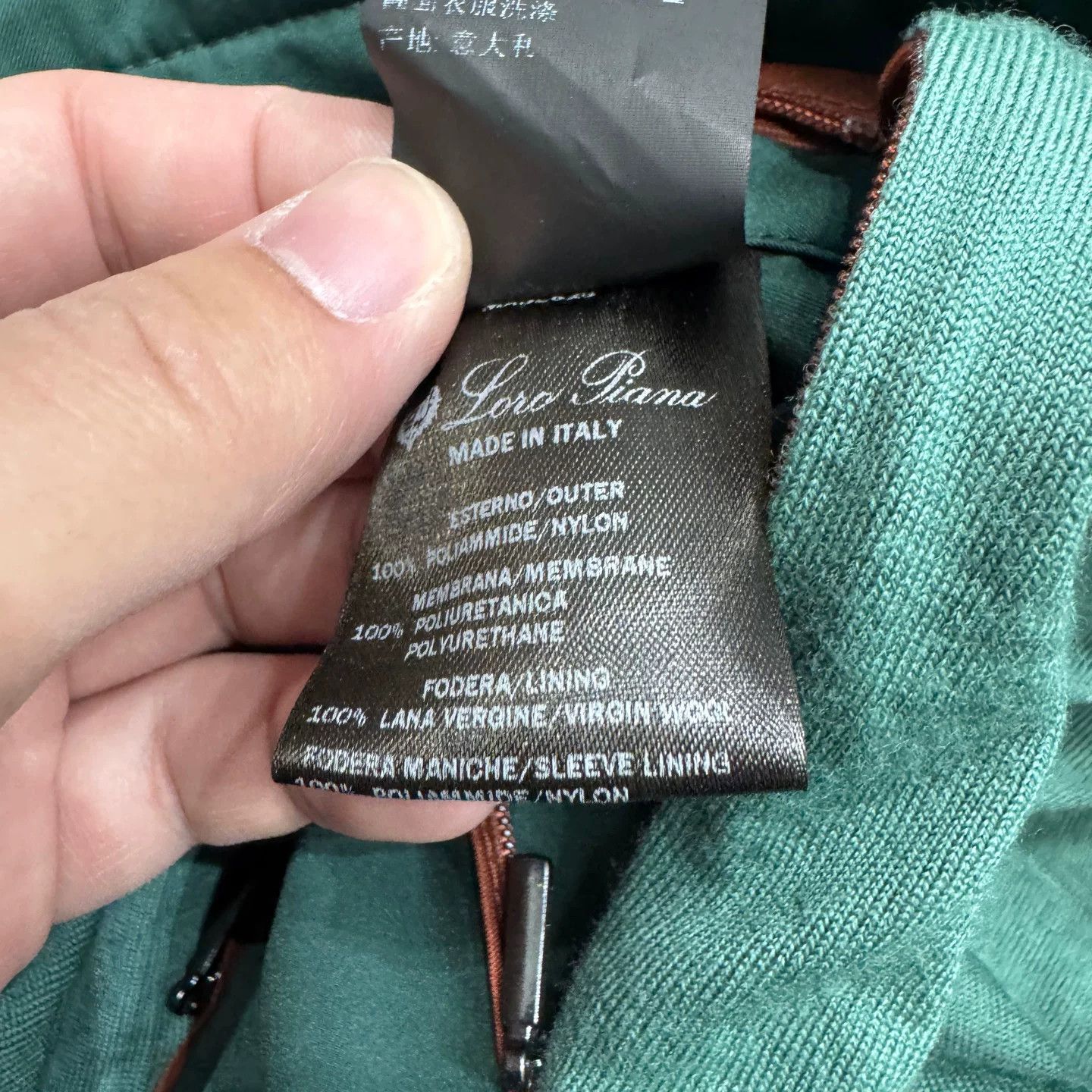 Loro Piana Loro Piana Green Storm System Nylon Jacket L Size US L / EU 52-54 / 3 - 6 Thumbnail