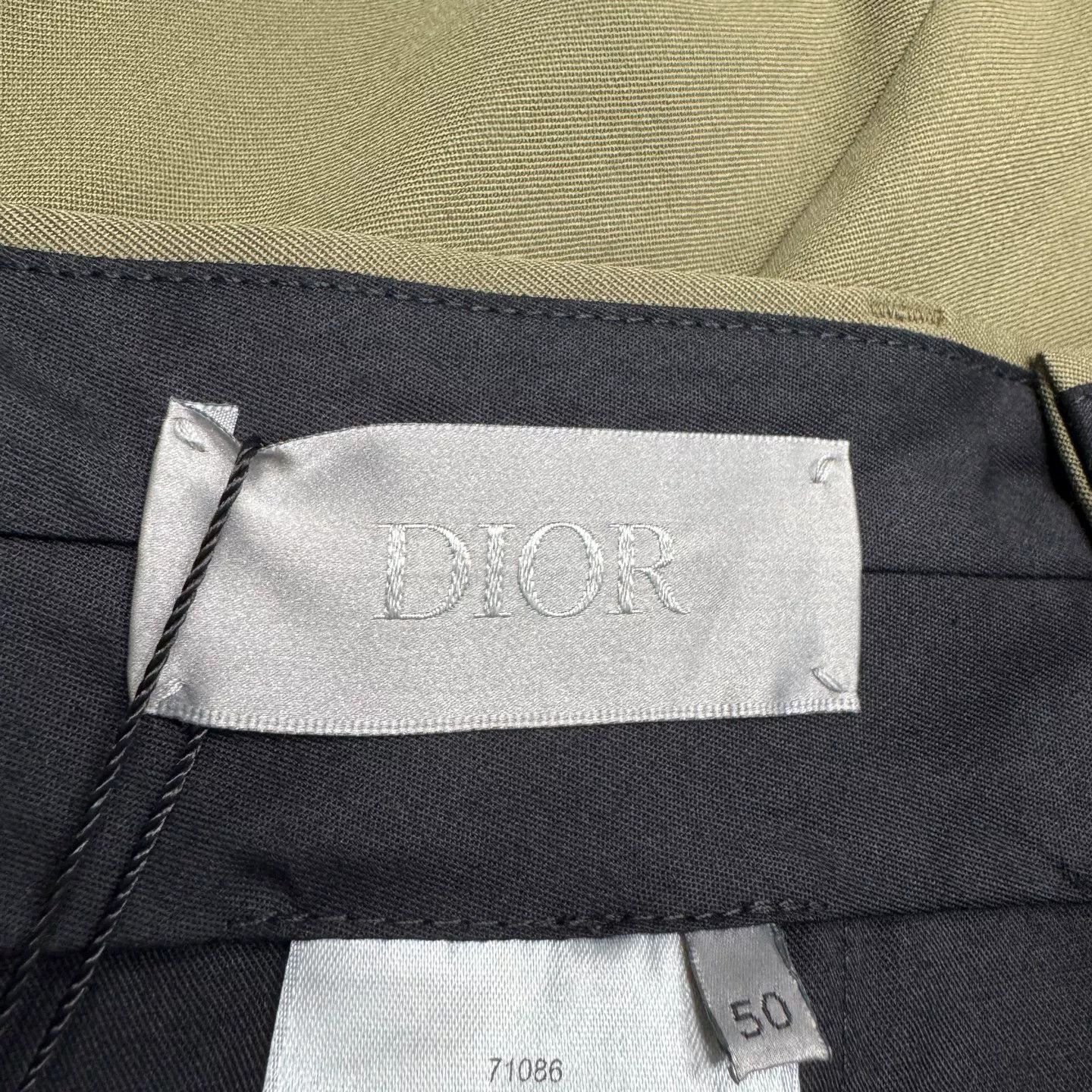 Dior Dior Olive Green Wool Casual Pants US 34 Size US 34 / EU 50 - 3 Thumbnail