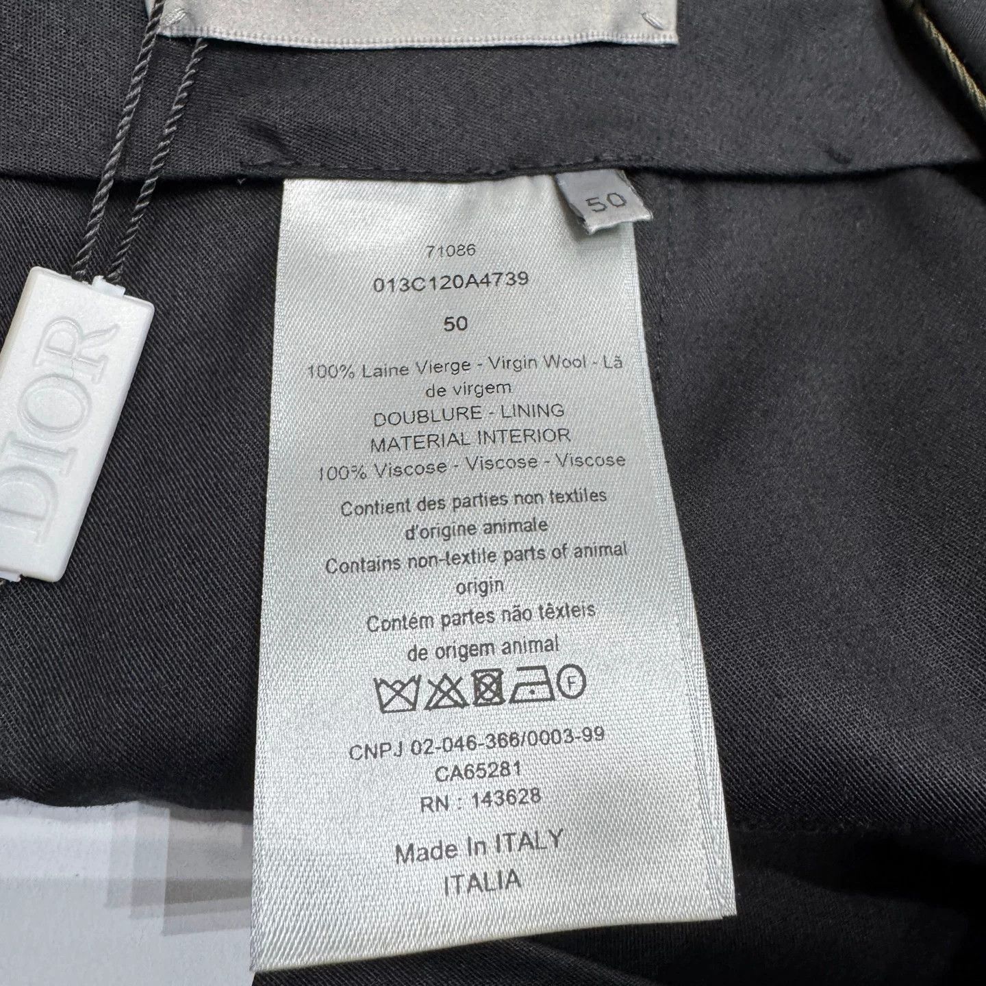 Dior Dior Olive Green Wool Casual Pants US 34 Size US 34 / EU 50 - 4 Thumbnail