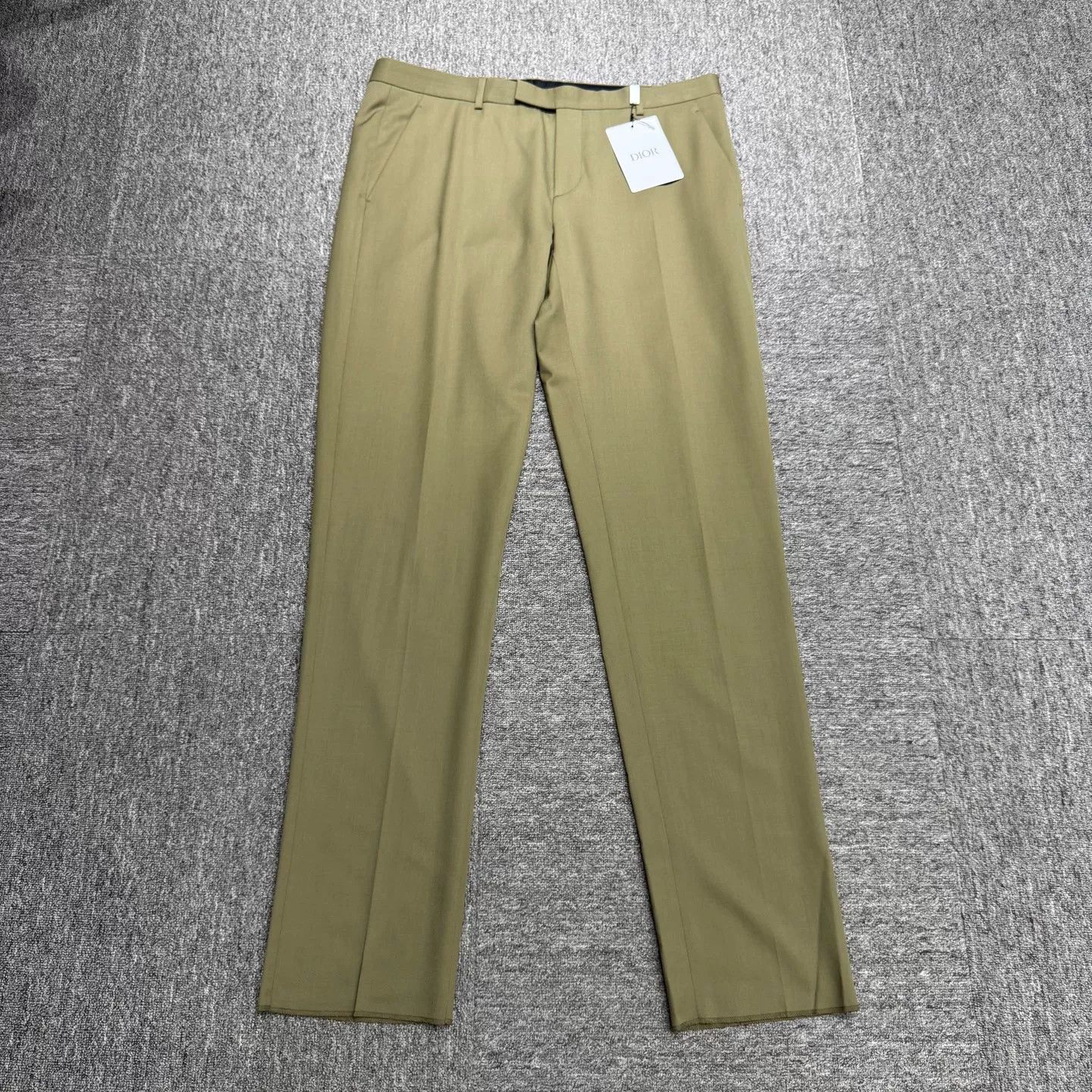 Dior Dior Olive Green Wool Trousers EU 54 Size US 38 / EU 54 - 2 Thumbnail