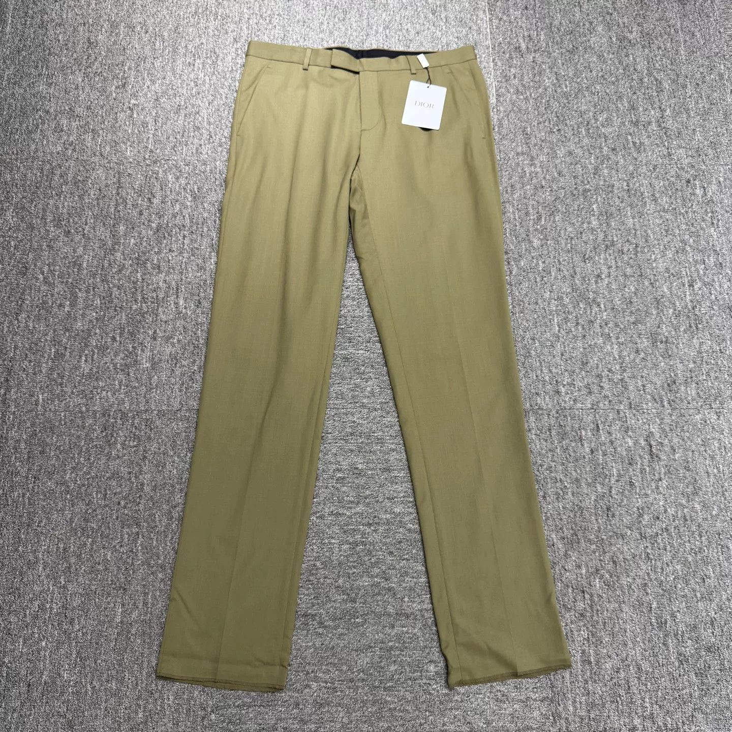 Dior Dior Olive Green Virgin Wool Casual Pants Size 36 Size US 36 / EU 52 - 2 Thumbnail