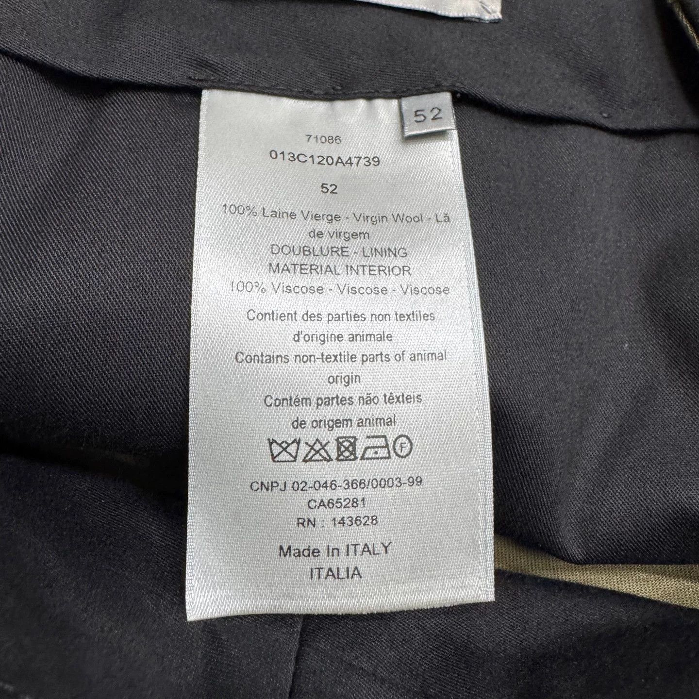 Dior Dior Olive Green Virgin Wool Casual Pants Size 36 Size US 36 / EU 52 - 4 Thumbnail