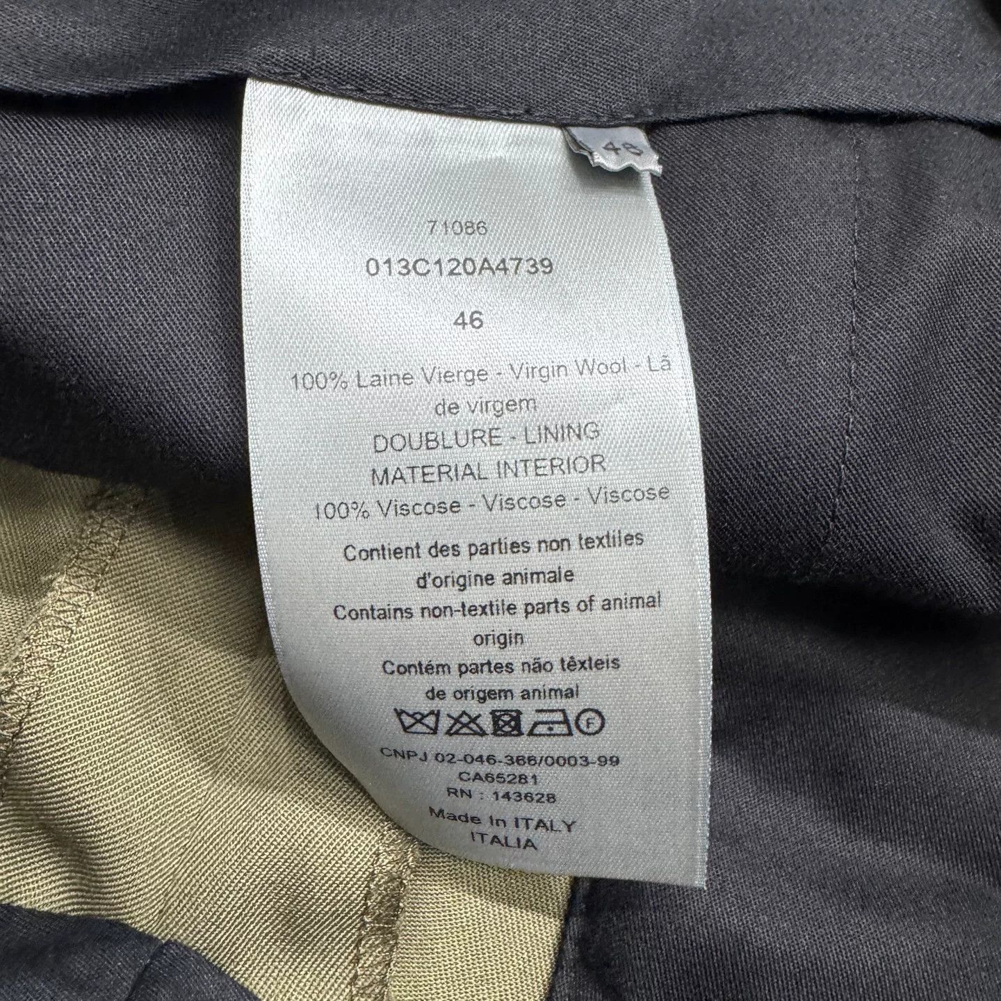 Dior Dior Olive Green Virgin Wool Trousers EU 46 Size US 30 / EU 46 - 4 Thumbnail