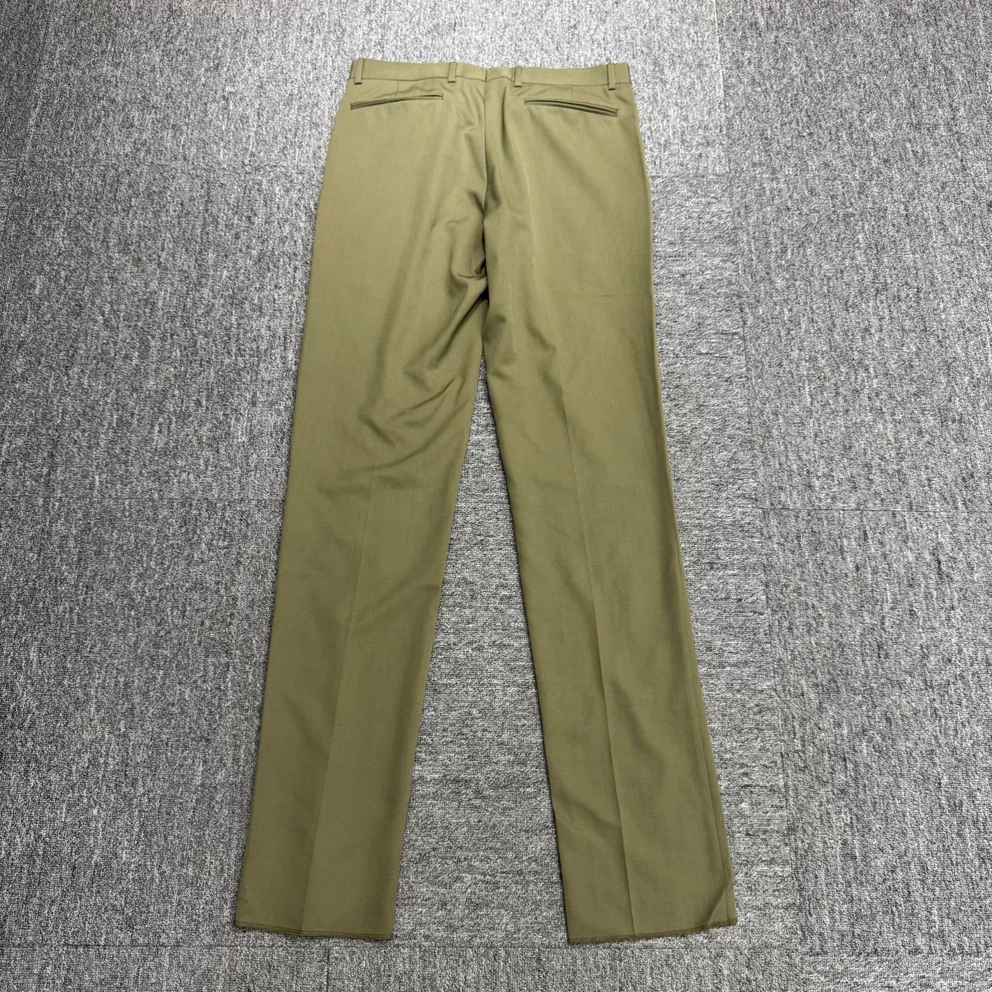Dior Dior Olive Green Virgin Wool Trousers EU 46 Size US 30 / EU 46 - 6 Thumbnail