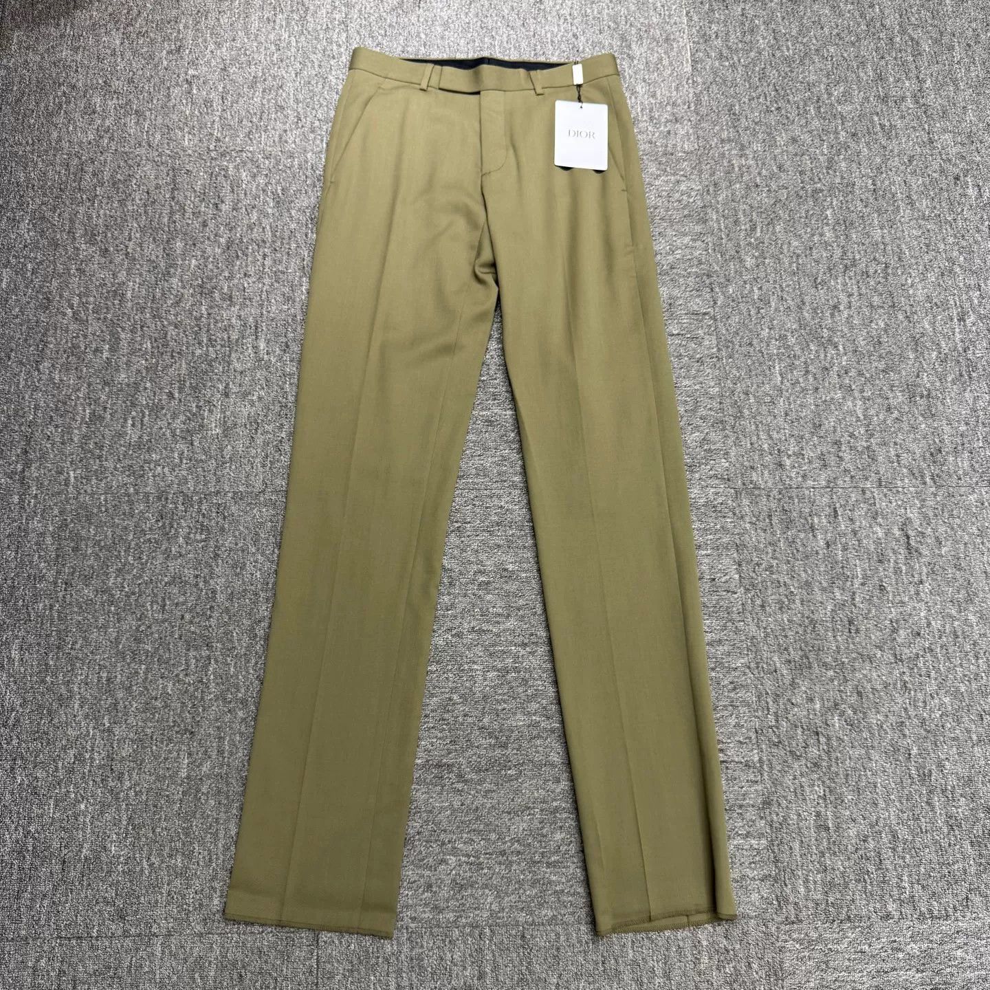 Dior Dior Olive Virgin Wool Pants Size 28 Size US 28 / EU 44 - 2 Thumbnail