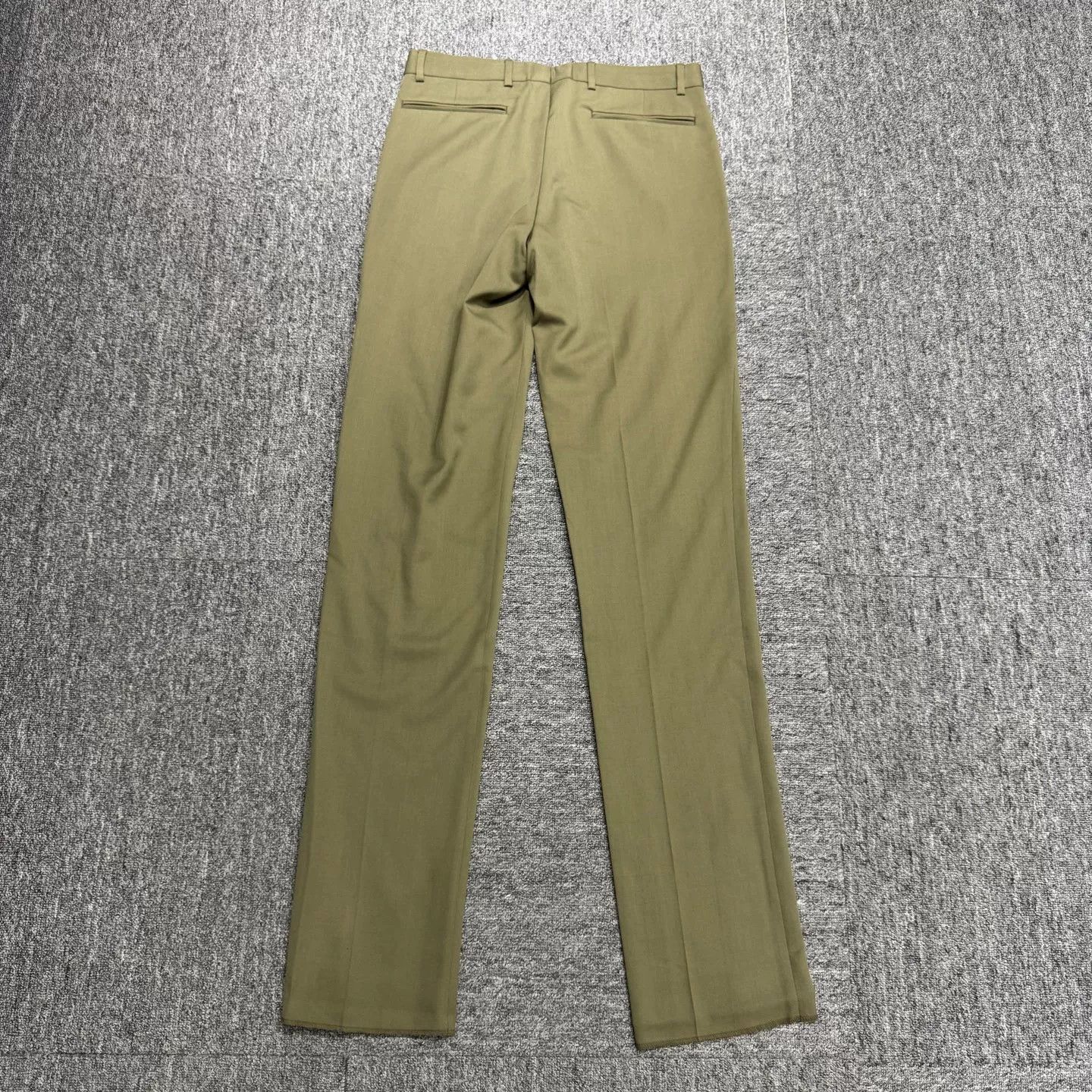 Dior Dior Olive Virgin Wool Pants Size 28 Size US 28 / EU 44 - 6 Thumbnail