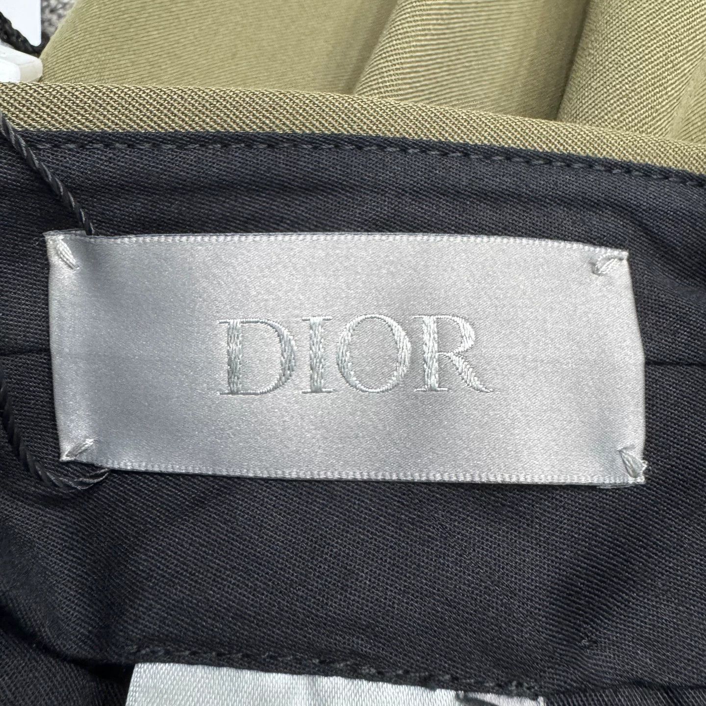 Dior Dior Olive Virgin Wool Pants Size 28 Size US 28 / EU 44 - 3 Thumbnail