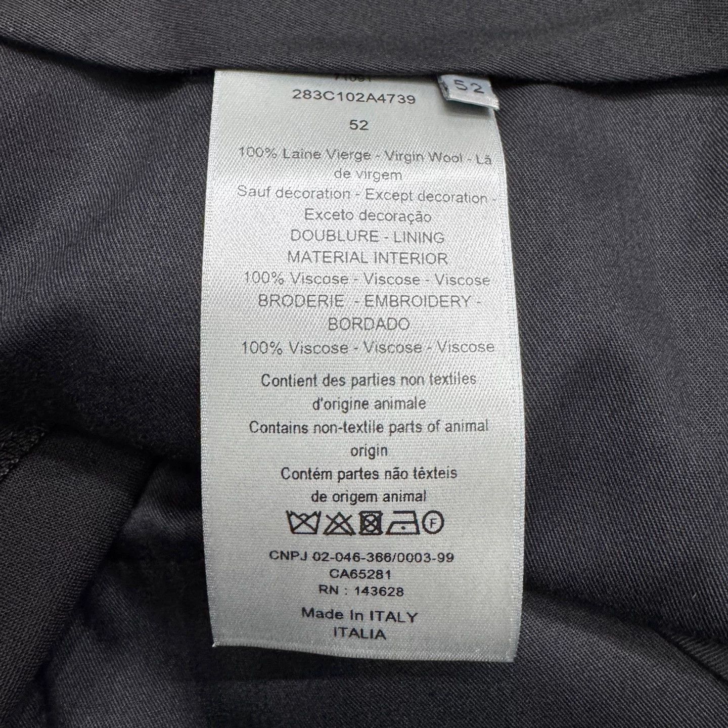 Dior Dior x Travis Scott Flared Wool Pants Size 52 Size US 36 / EU 52 - 4 Thumbnail