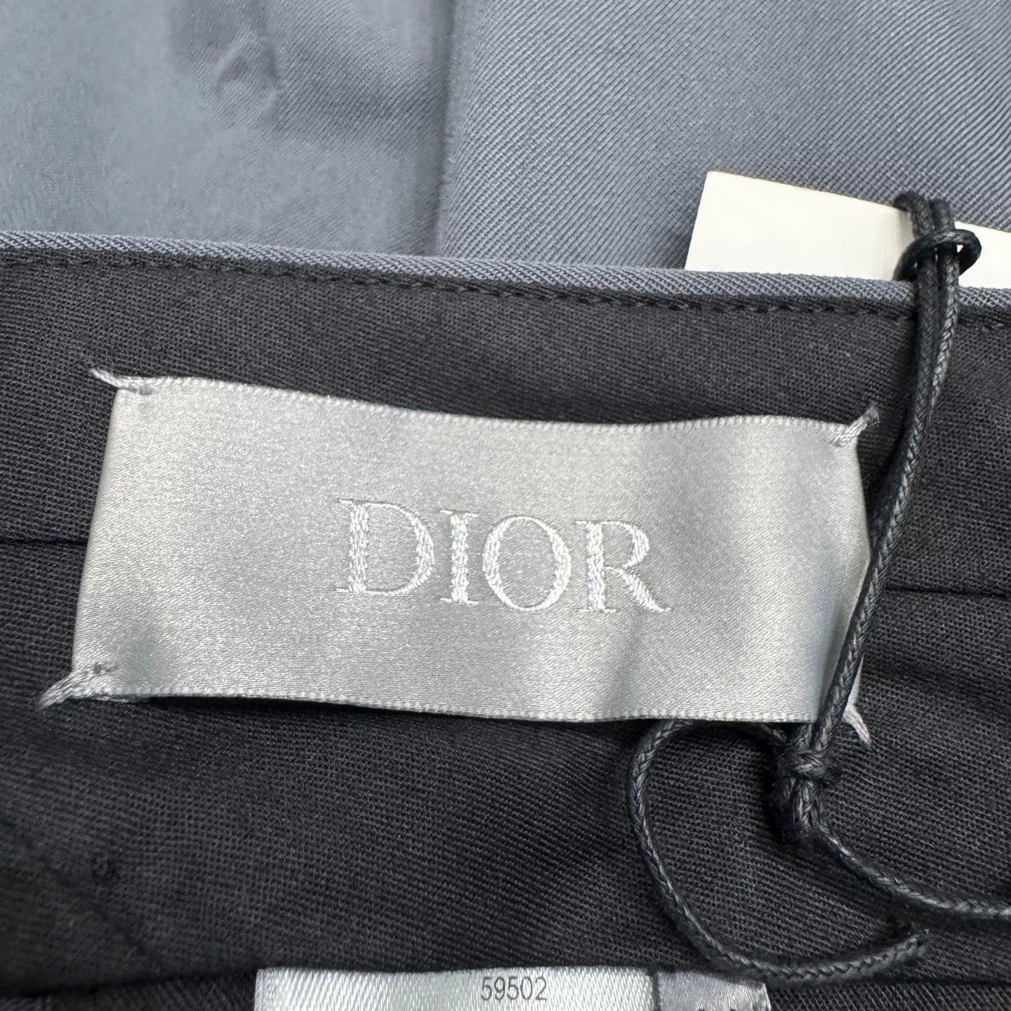 Dior Dior Blue Wool Casual Trousers US 28 Size US 28 / EU 44 - 3 Thumbnail
