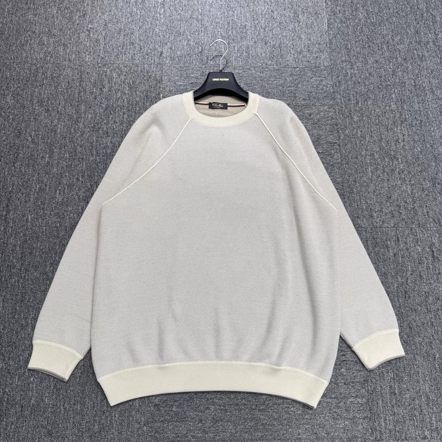 Loro Piana Loro Piana Open Knit Wool Silk Sweater 62 Size US XXL / EU 58 / 5 - 2 Thumbnail