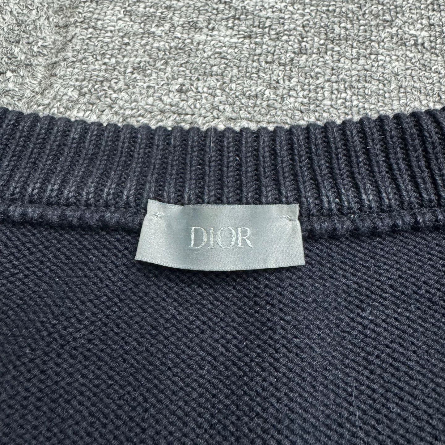 Dior Dior Oblique Sleeve Stripe Knit Sweater Size XL Size US XL / EU 56 / 4 - 3 Thumbnail