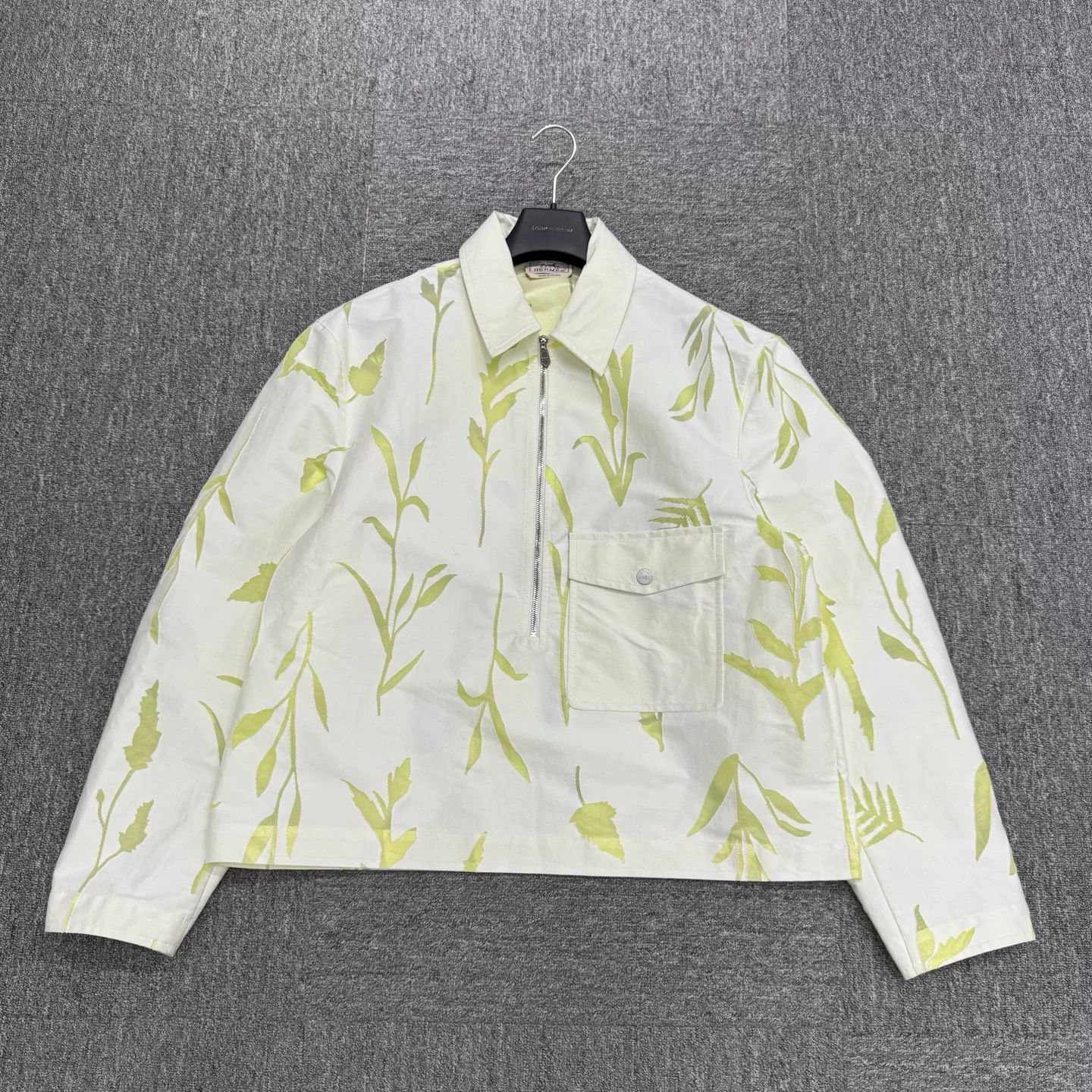 Hermes Hermes Runway Leaf Print Light Jacket 52 Size US L / EU 52-54 / 3 - 2 Thumbnail