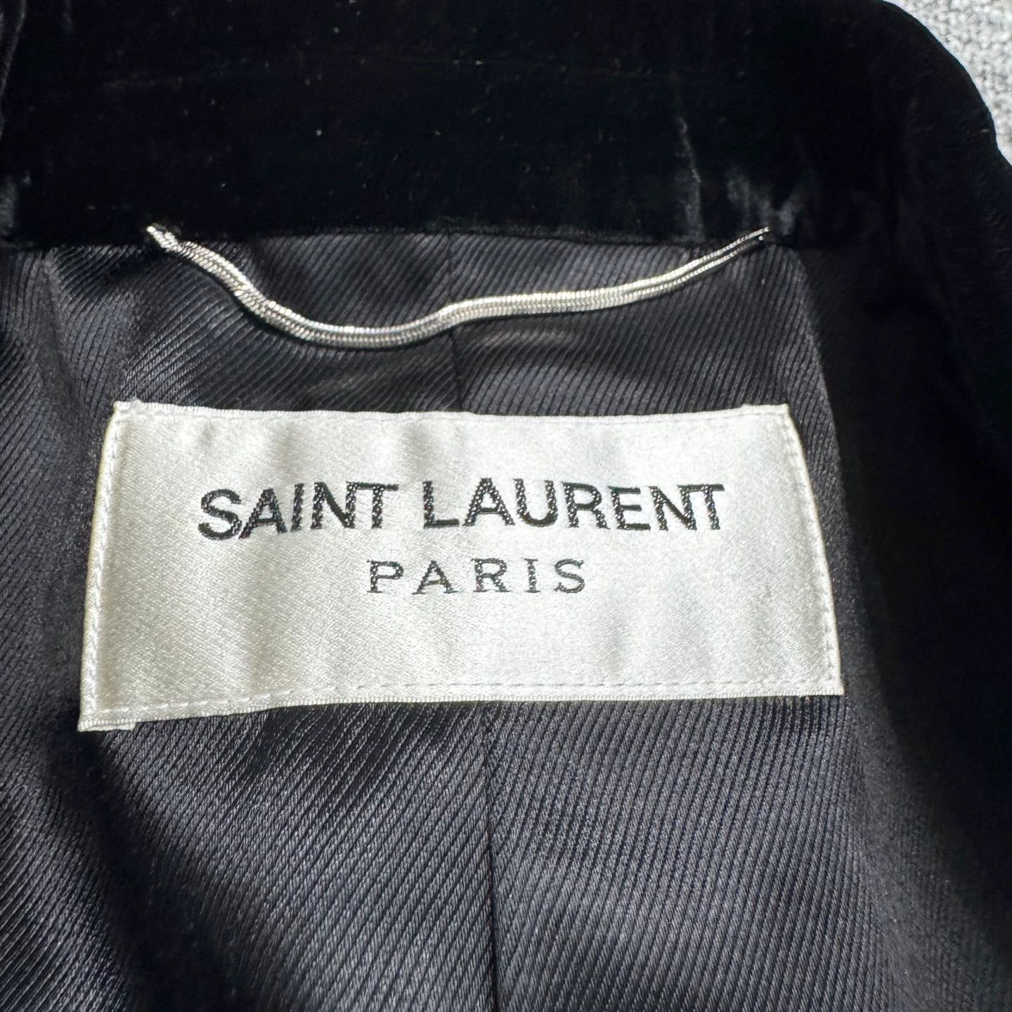 Saint Laurent Paris Saint Laurent Velvet Collar Wool Coat Size 44 Size US S / EU 44-46 / 1 - 3 Thumbnail