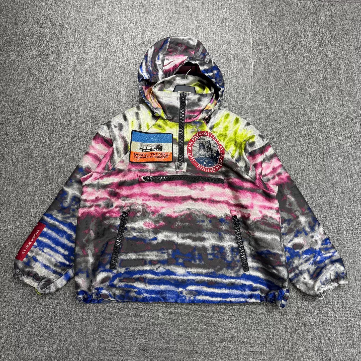 Louis Vuitton Louis Vuitton Beaded Tie-Dye Sample Windbreaker 48 Size US M / EU 48-50 / 2 - 2 Thumbnail