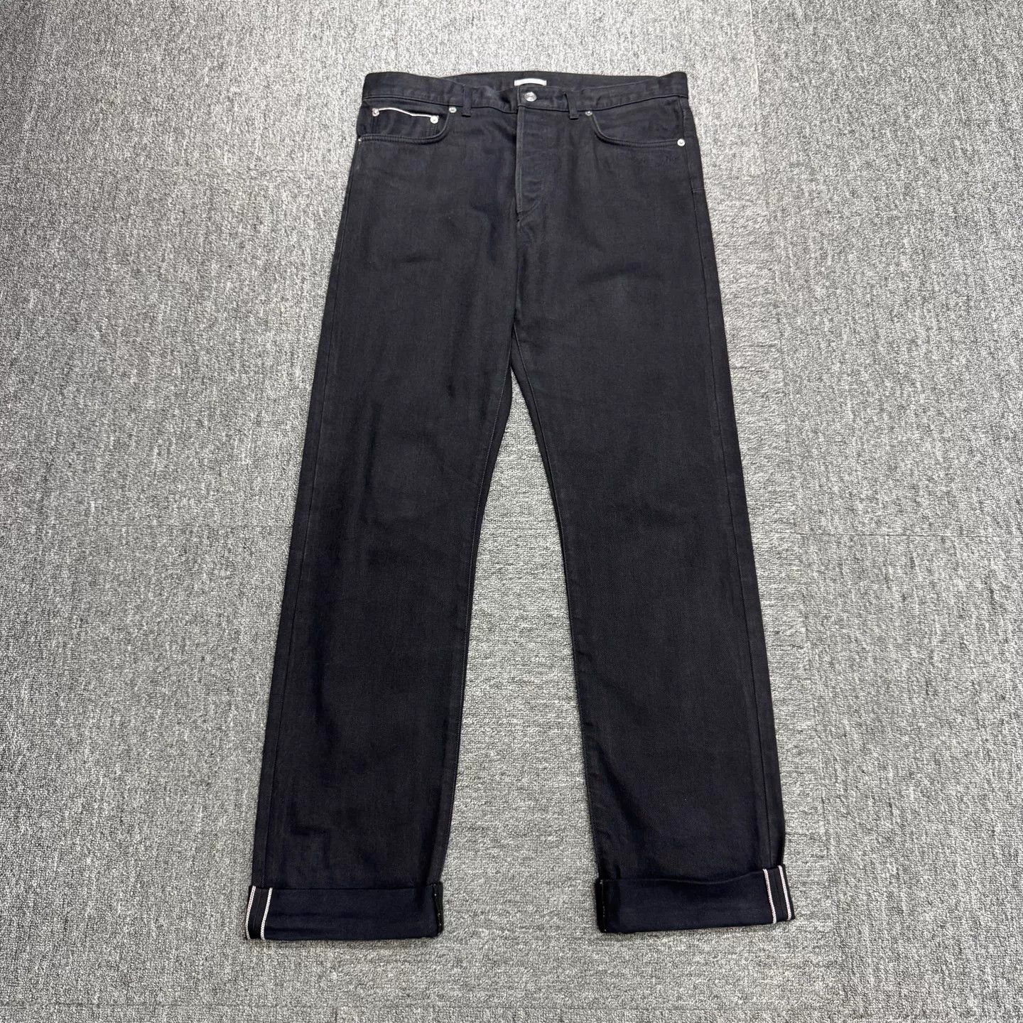 Dior Dior Selvedge Embroidered Jeans Size 33 Size US 33 - 2 Thumbnail