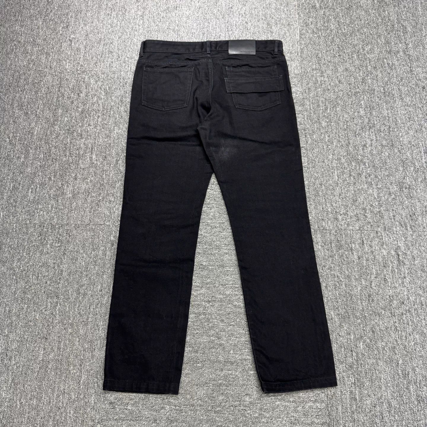 Givenchy Givenchy Leather Patch Denim Jeans US 33 Size US 33 - 6 Thumbnail