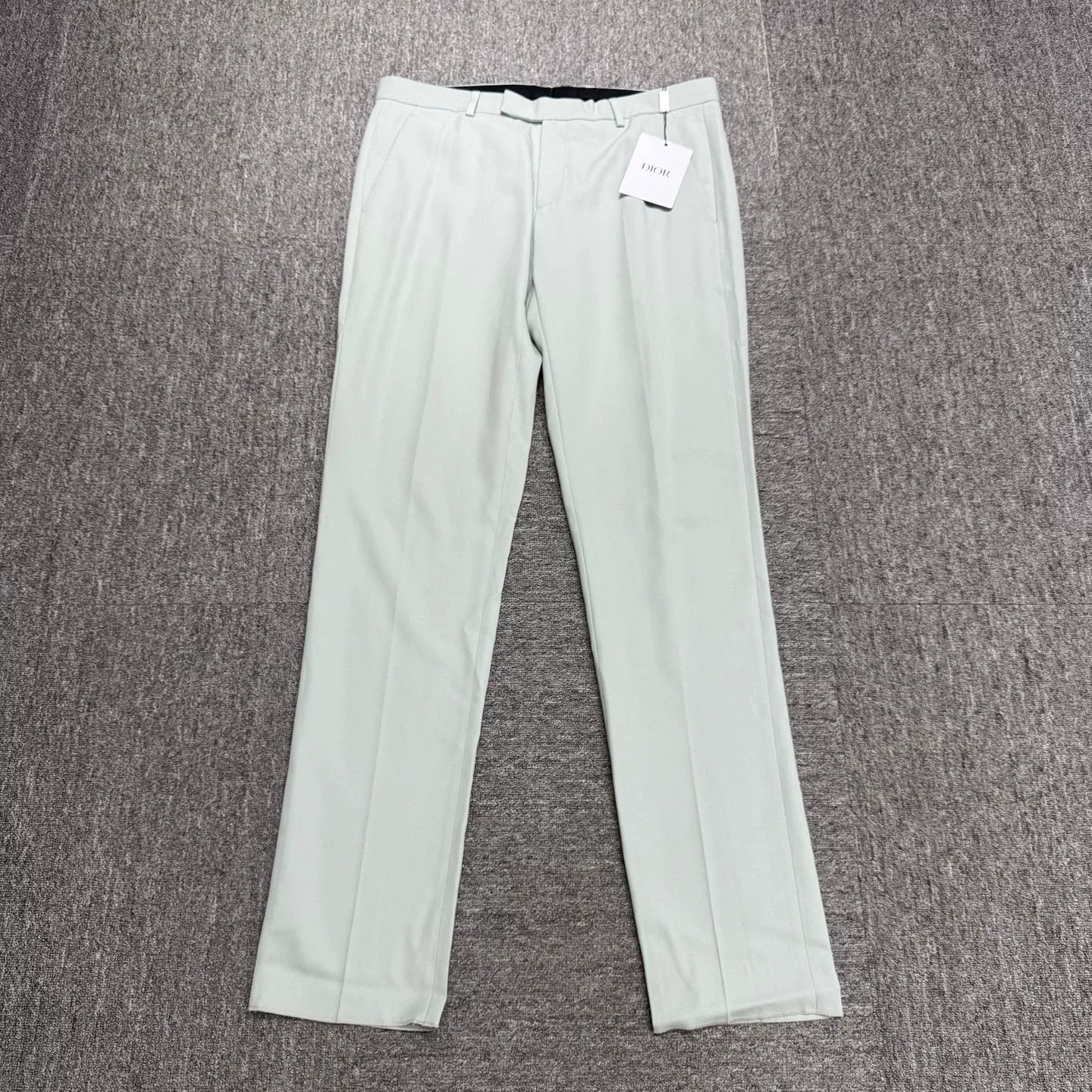 Dior Dior Sage Green Wool Trousers EU 52 Size US 36 / EU 52 - 2 Thumbnail