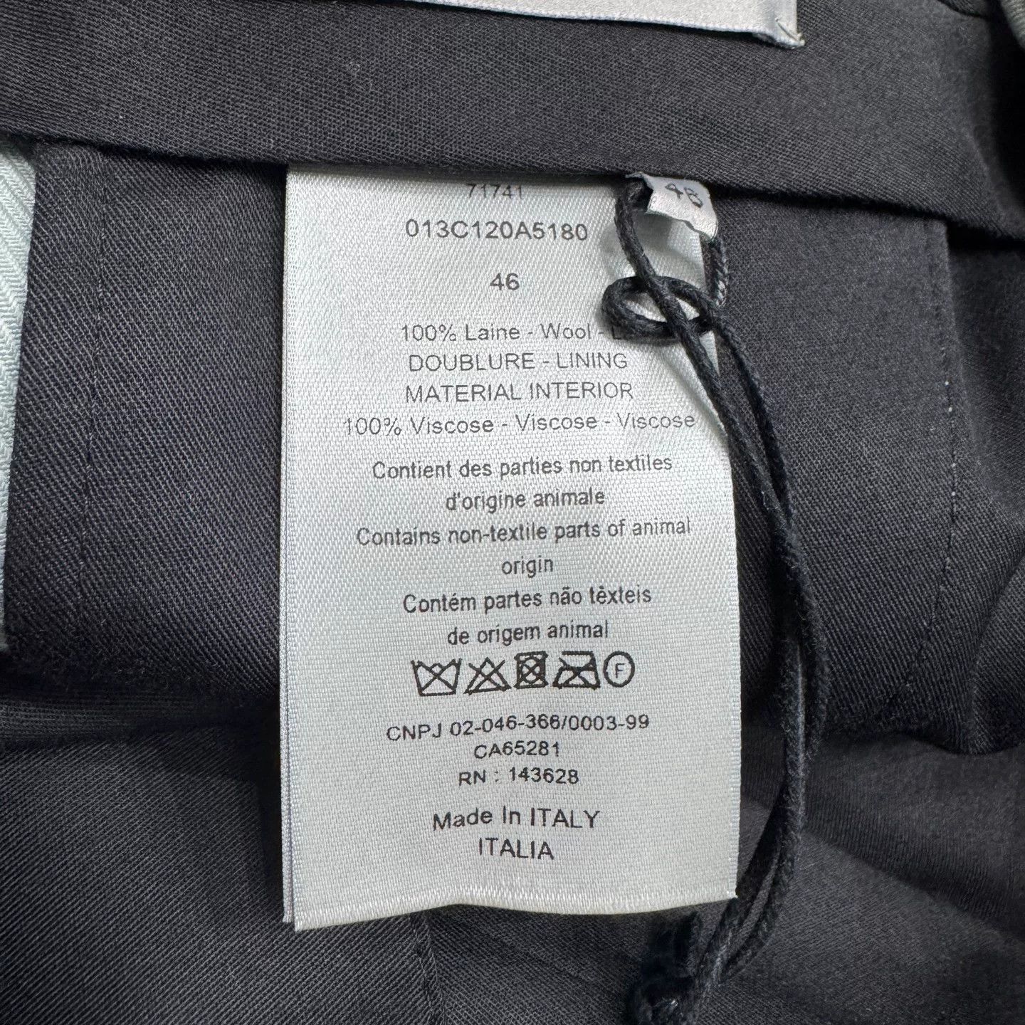 Dior Dior Wool Casual Pants Size 46 Size US 30 / EU 46 - 4 Thumbnail