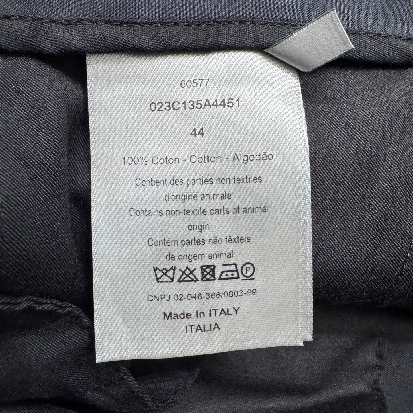Dior Dior Pleated Cotton Casual Pants US 28 Size US 28 / EU 44 - 4 Thumbnail