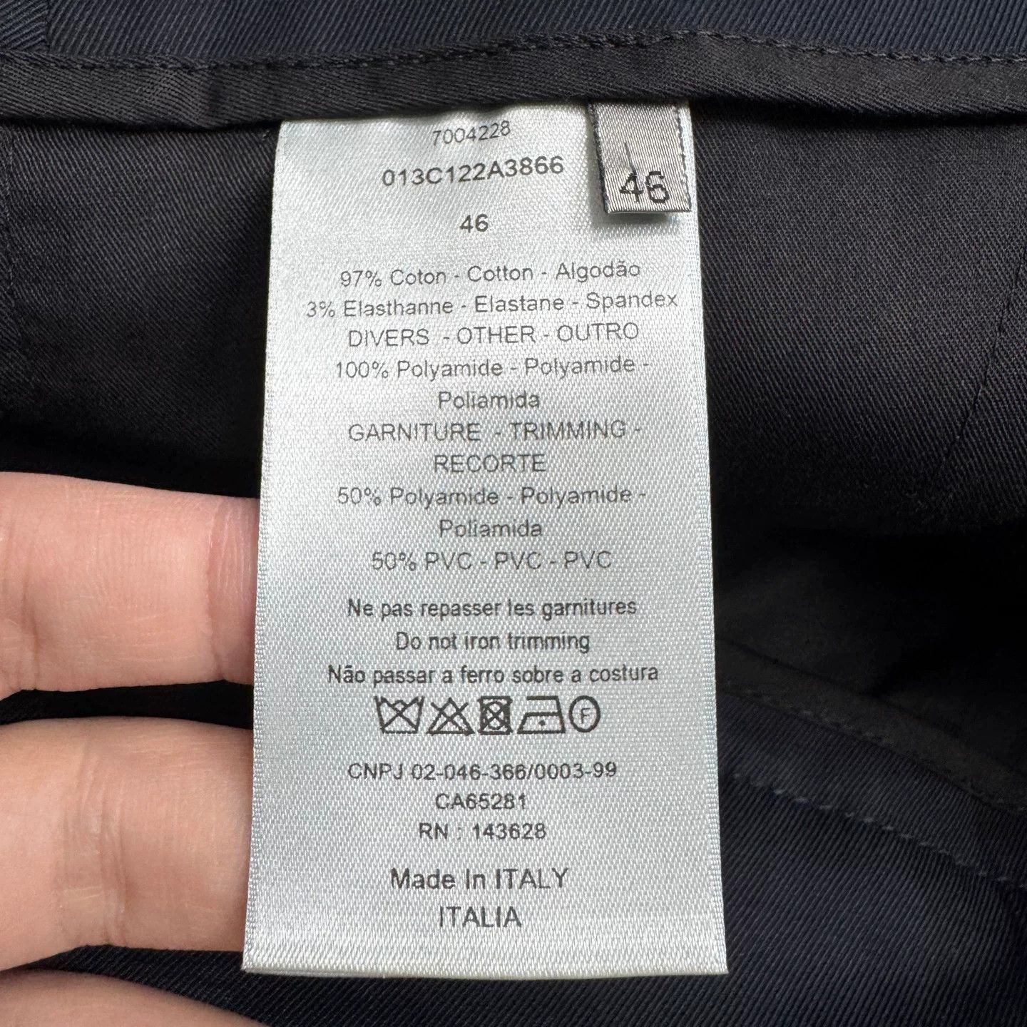 Dior Dior Essentials Navy Cargo Pants US 30 Size US 30 / EU 46 - 4 Thumbnail