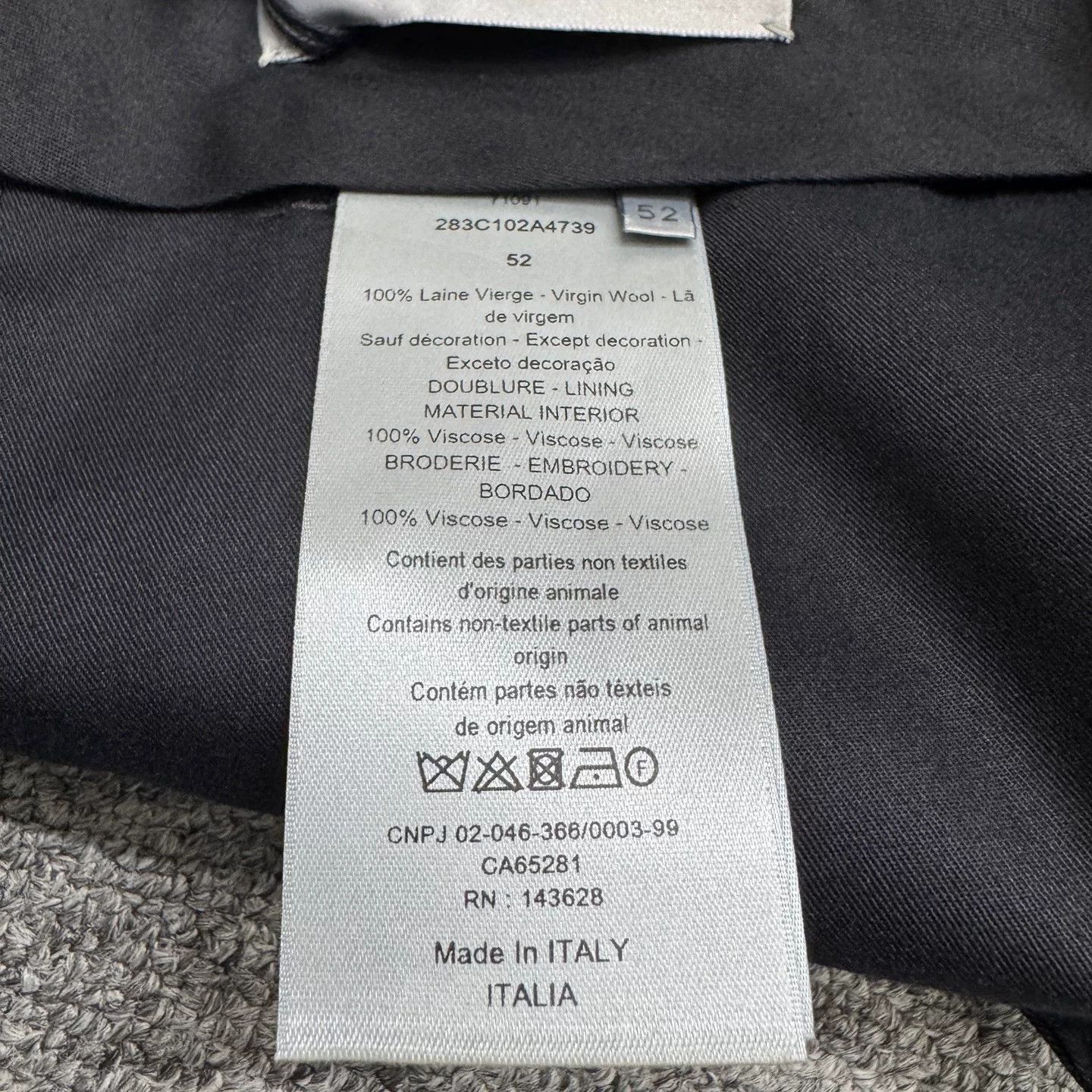 Dior Dior x Travis Scott Embroidered Flare Wool Trousers 52 Size US 36 / EU 52 - 4 Thumbnail