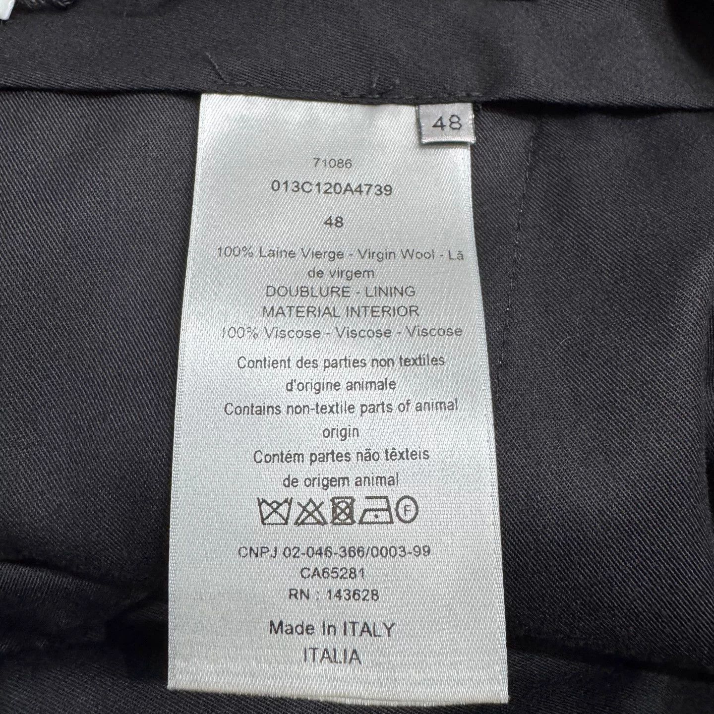 Dior Dior Pink Wool Trousers Size 48 Size US 32 / EU 48 - 4 Thumbnail