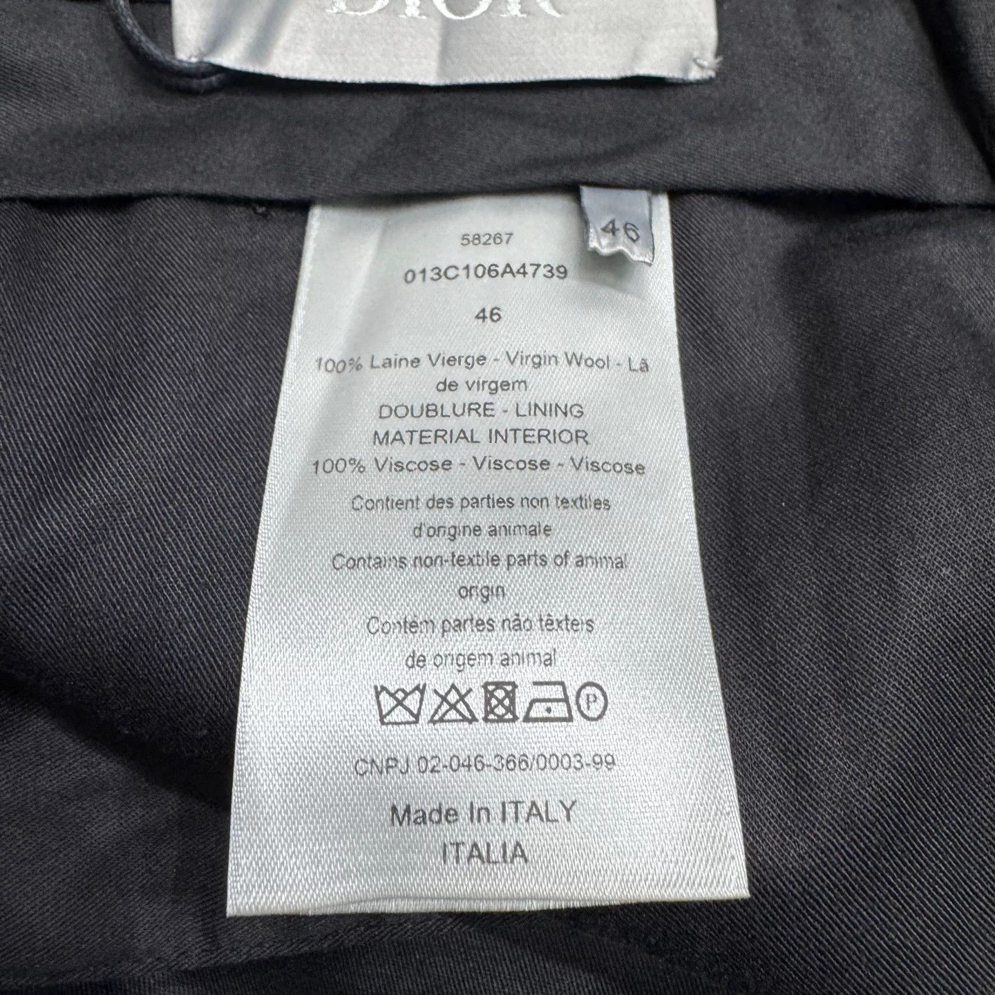 Dior Dior Virgin Wool Casual Pants Size 46 Size US 30 / EU 46 - 4 Thumbnail