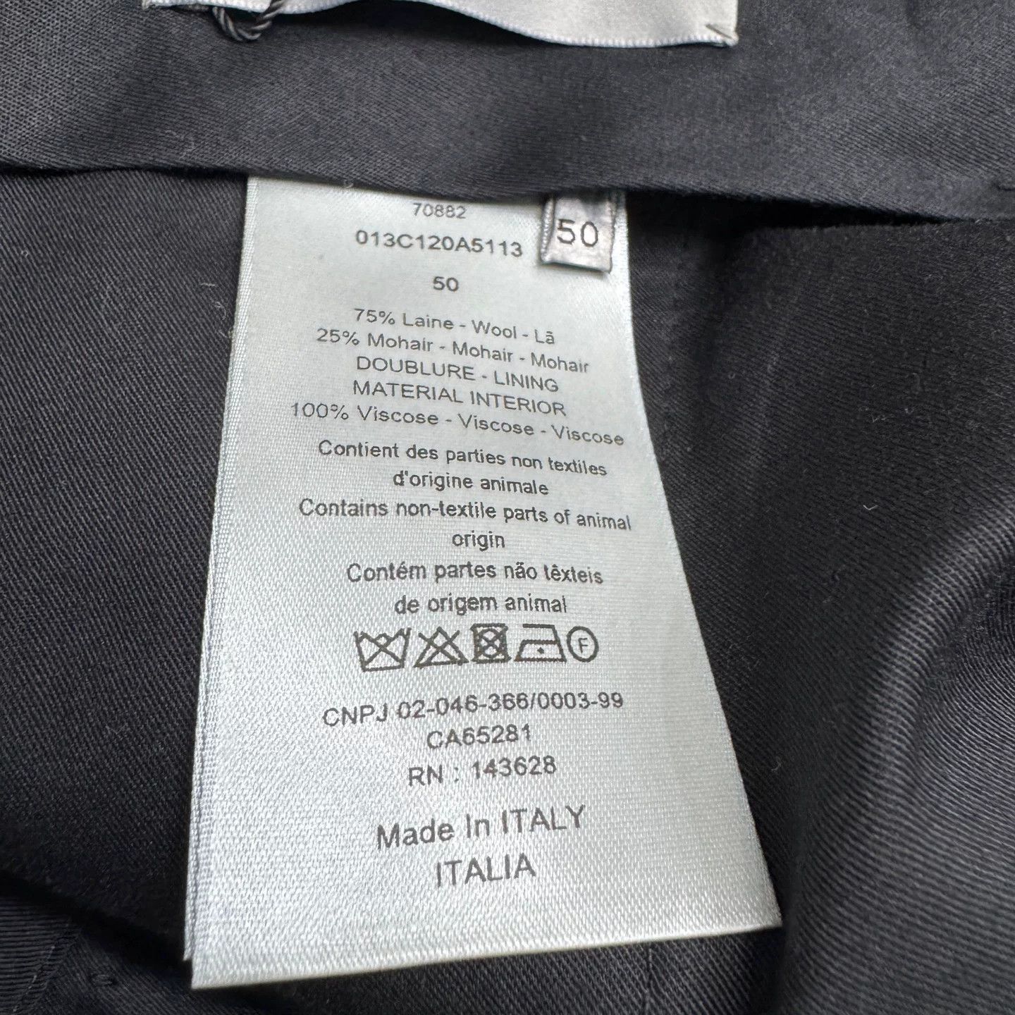 Dior Dior Wool Mohair Casual Pants Size 50 Size US 34 / EU 50 - 4 Thumbnail