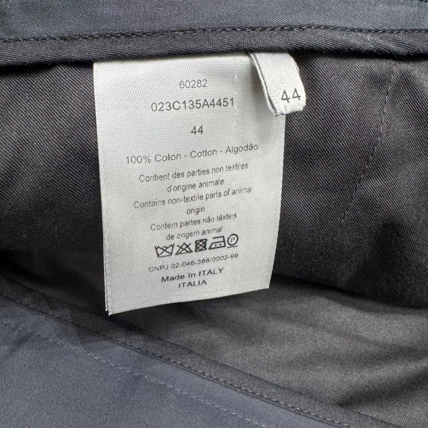 Dior Dior Cotton Pleated Casual Pants Size 44 Size US 28 / EU 44 - 4 Thumbnail