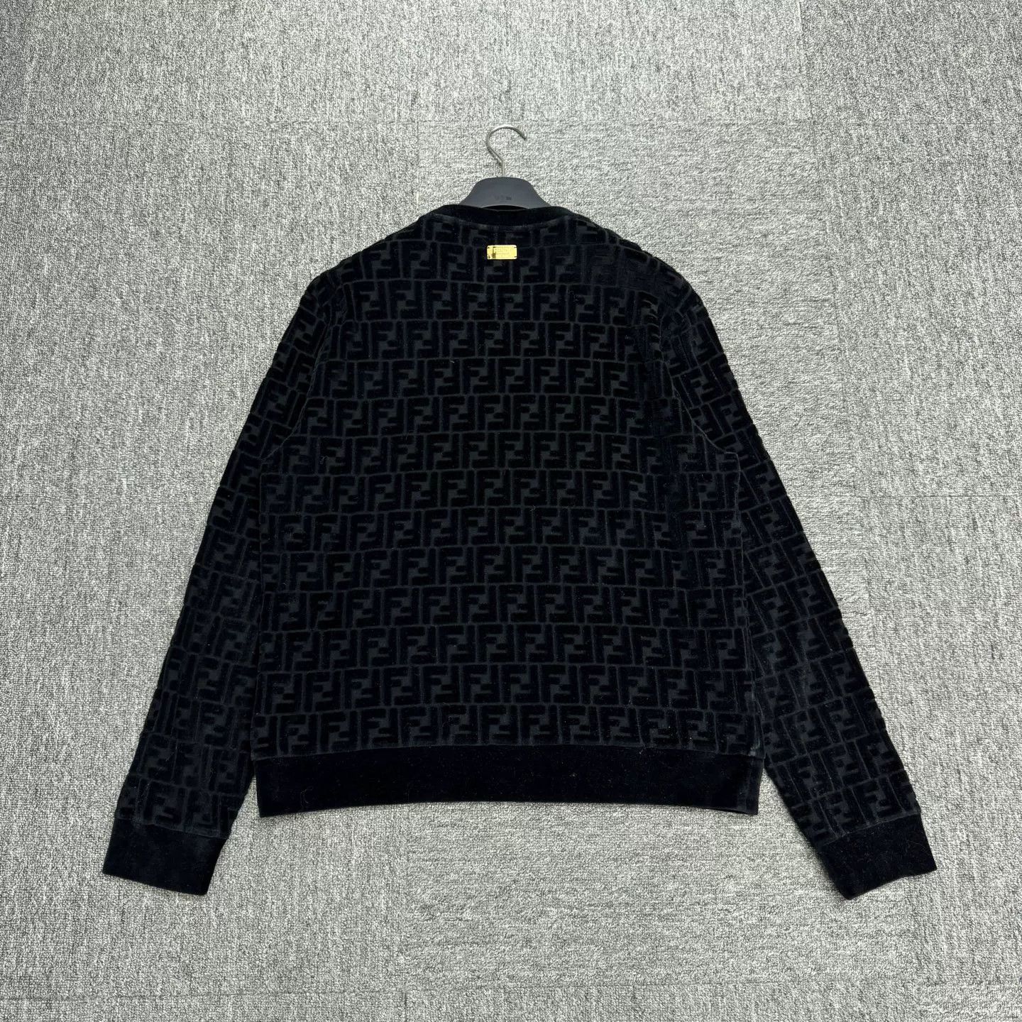 Fendi Fendi x Team Wang Flocked FF Monogram Sweatshirt Size 50 Size US M / EU 48-50 / 2 - 6 Thumbnail