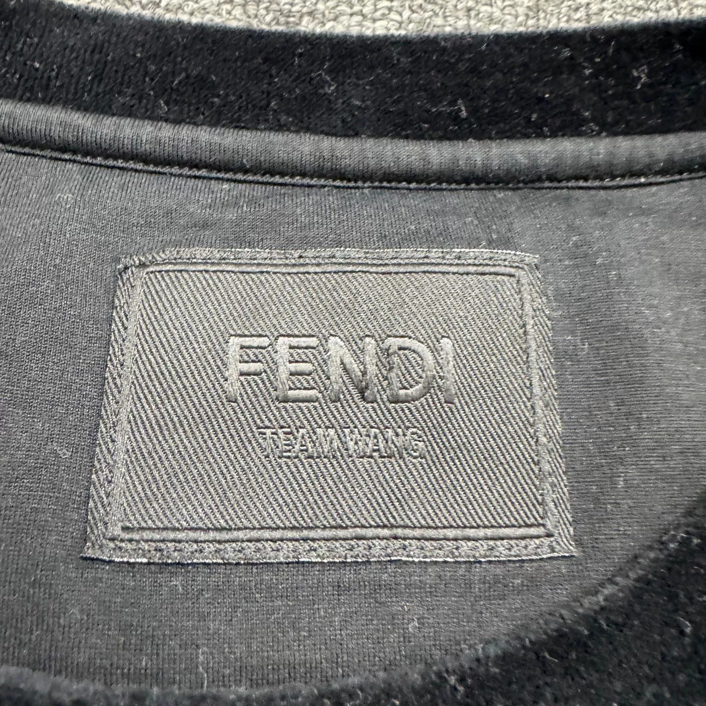 Fendi Fendi x Team Wang Flocked FF Monogram Sweatshirt Size 50 Size US M / EU 48-50 / 2 - 3 Thumbnail