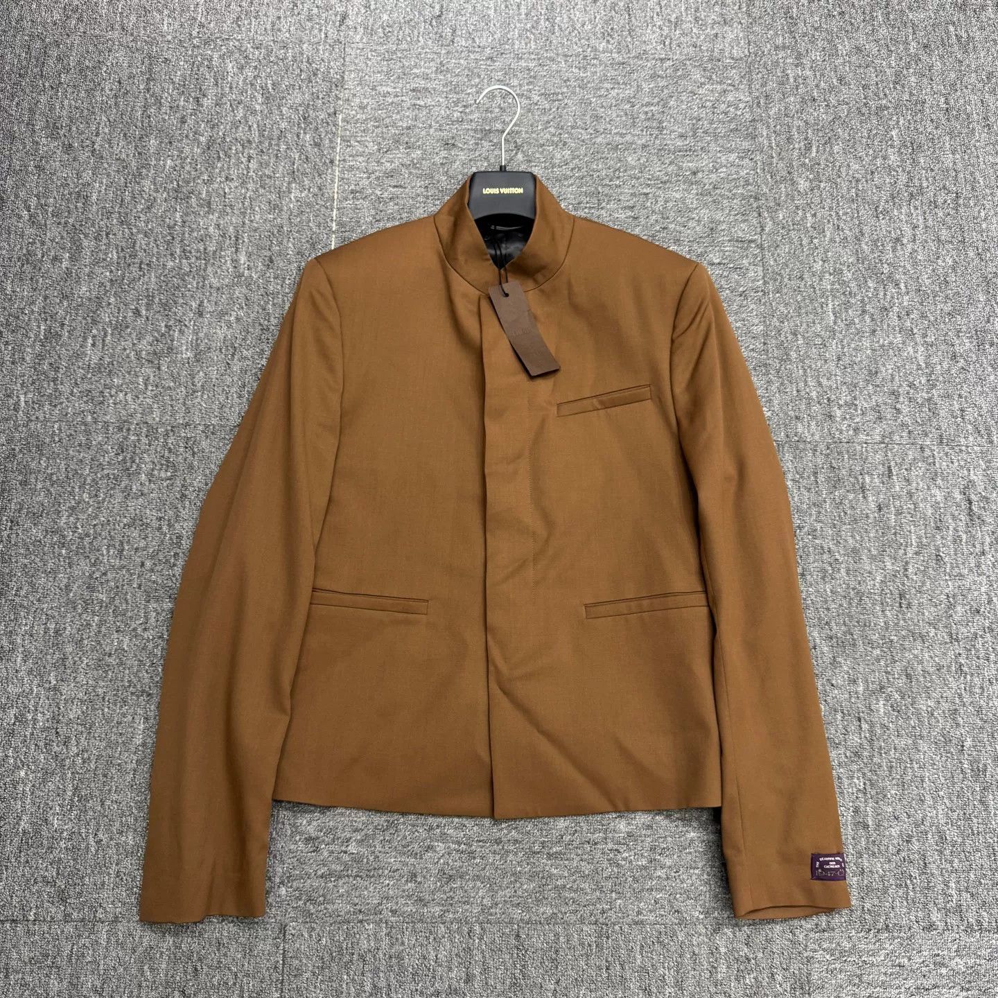 Dior Dior x Cactus Jack Brown Wool Mandarin Blazer 38R Size 38R - 2 Thumbnail