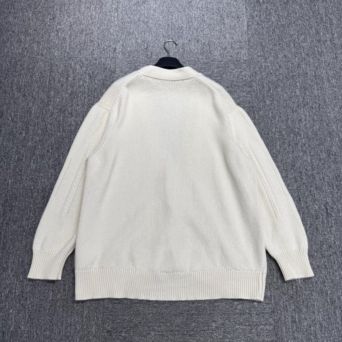 Hermes Hermes Cashmere Knit Cardigan FR 44 Size L / US 10 / IT 46 - 6 Thumbnail