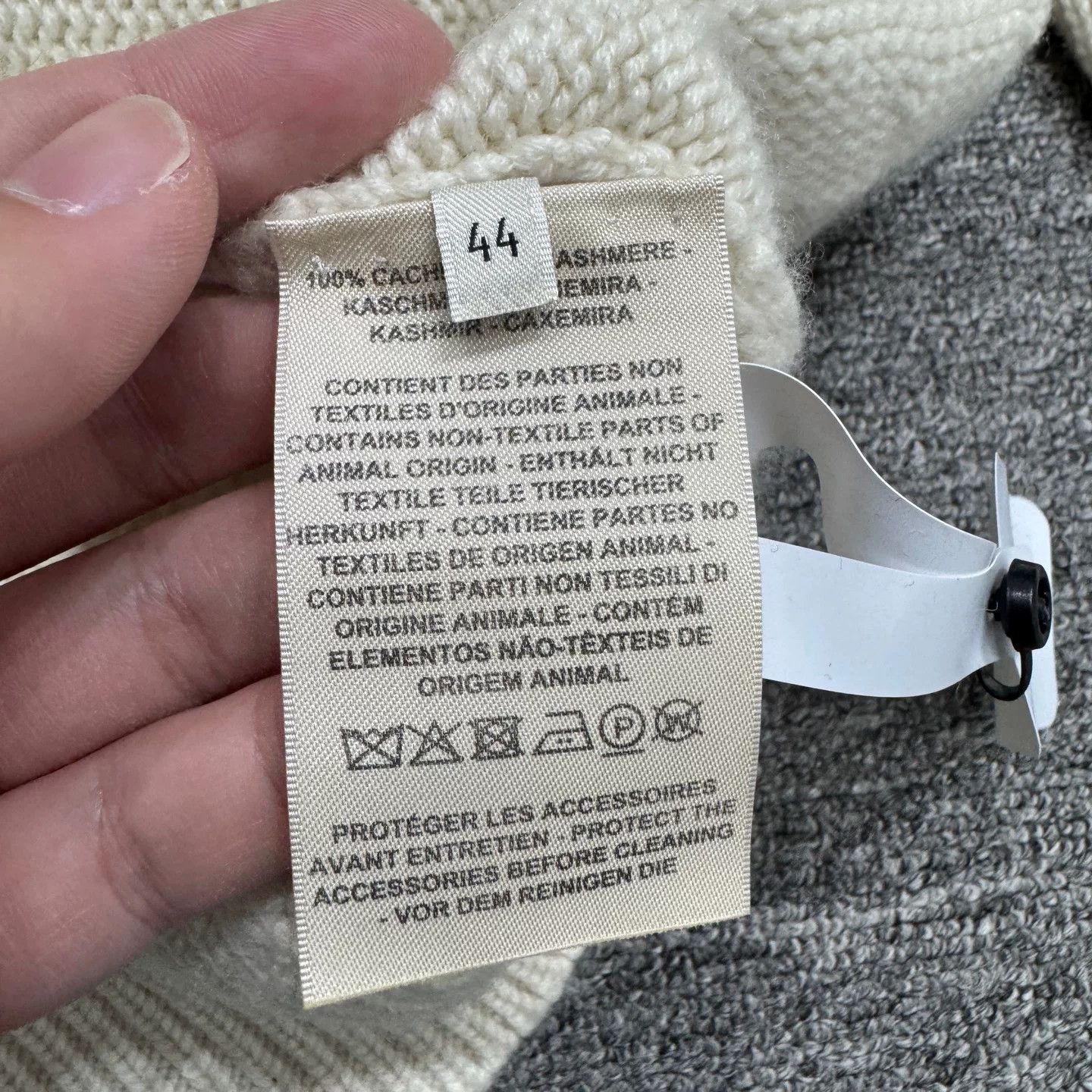 Hermes Hermes Cashmere Knit Cardigan FR 44 Size L / US 10 / IT 46 - 4 Thumbnail