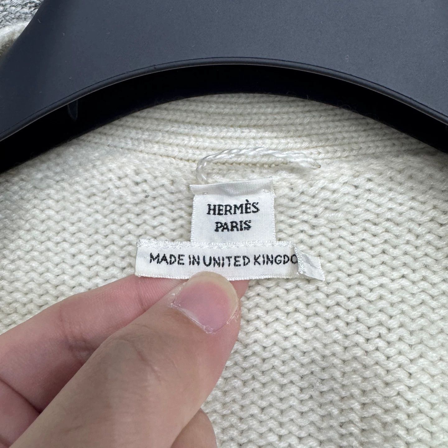 Hermes Hermes Cashmere Knit Cardigan FR 44 Size L / US 10 / IT 46 - 3 Thumbnail