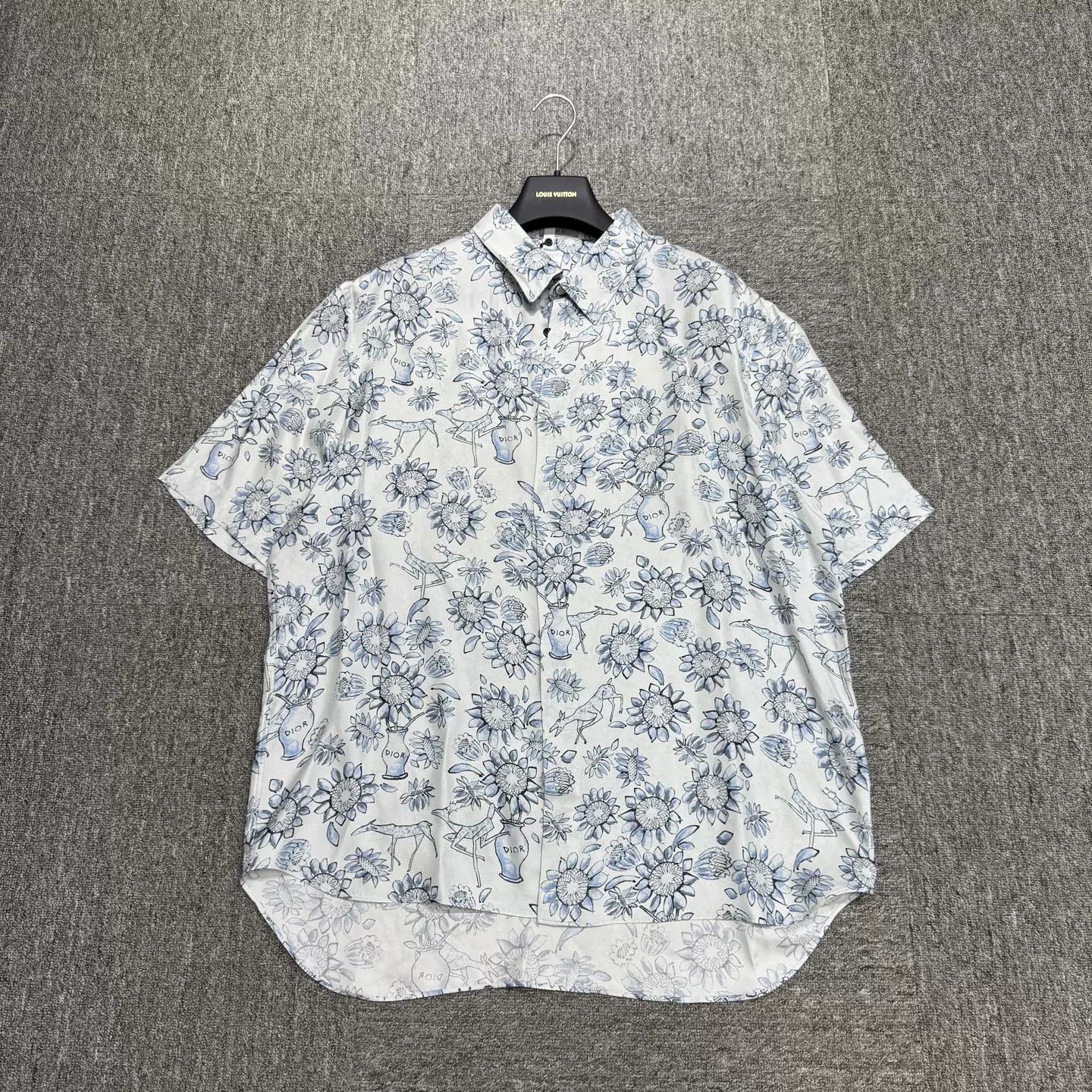Dior Dior Floral Silk Short Sleeve Shirt 41 Size US L / EU 52-54 / 3 - 2 Thumbnail