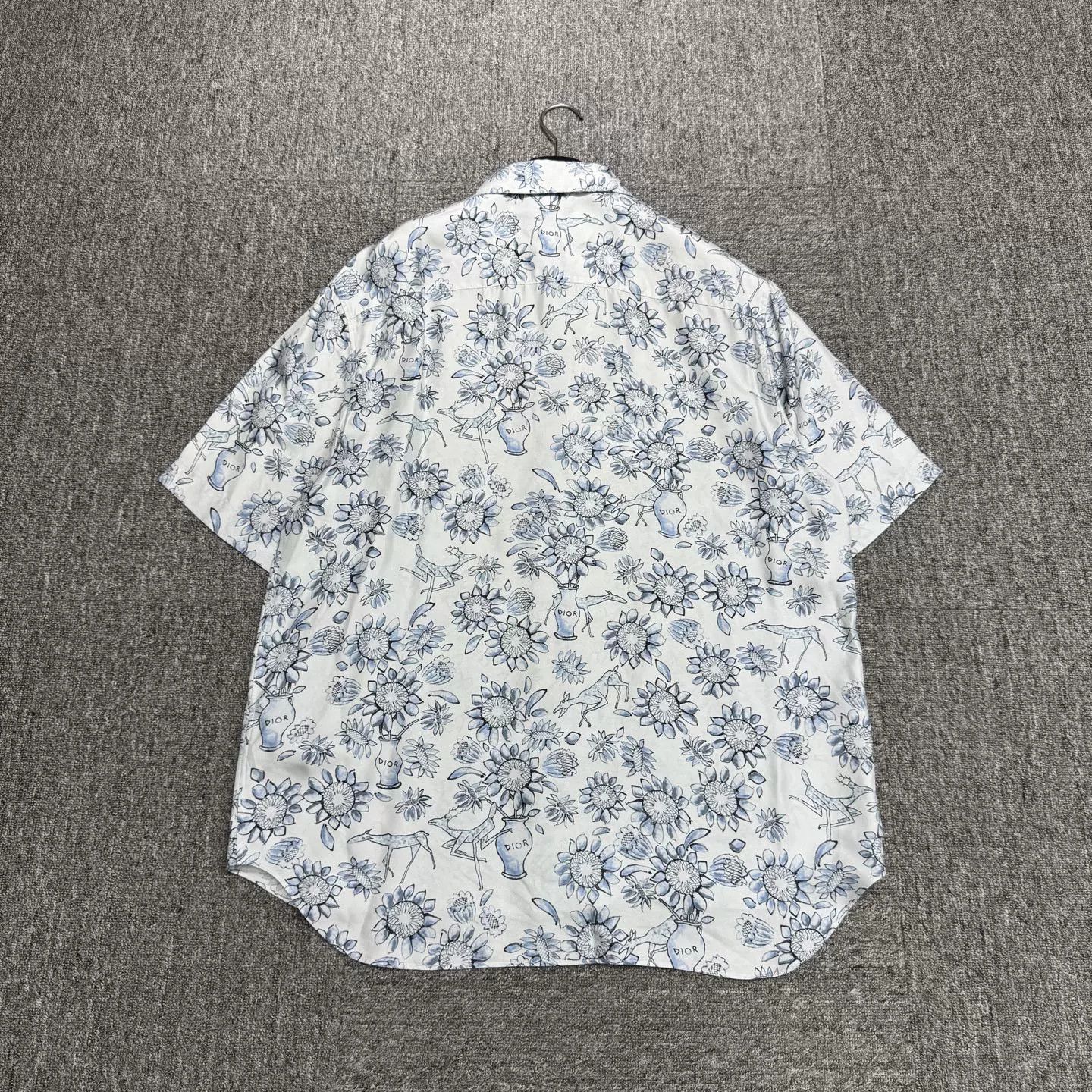 Dior Dior Floral Silk Short Sleeve Shirt 41 Size US L / EU 52-54 / 3 - 6 Thumbnail