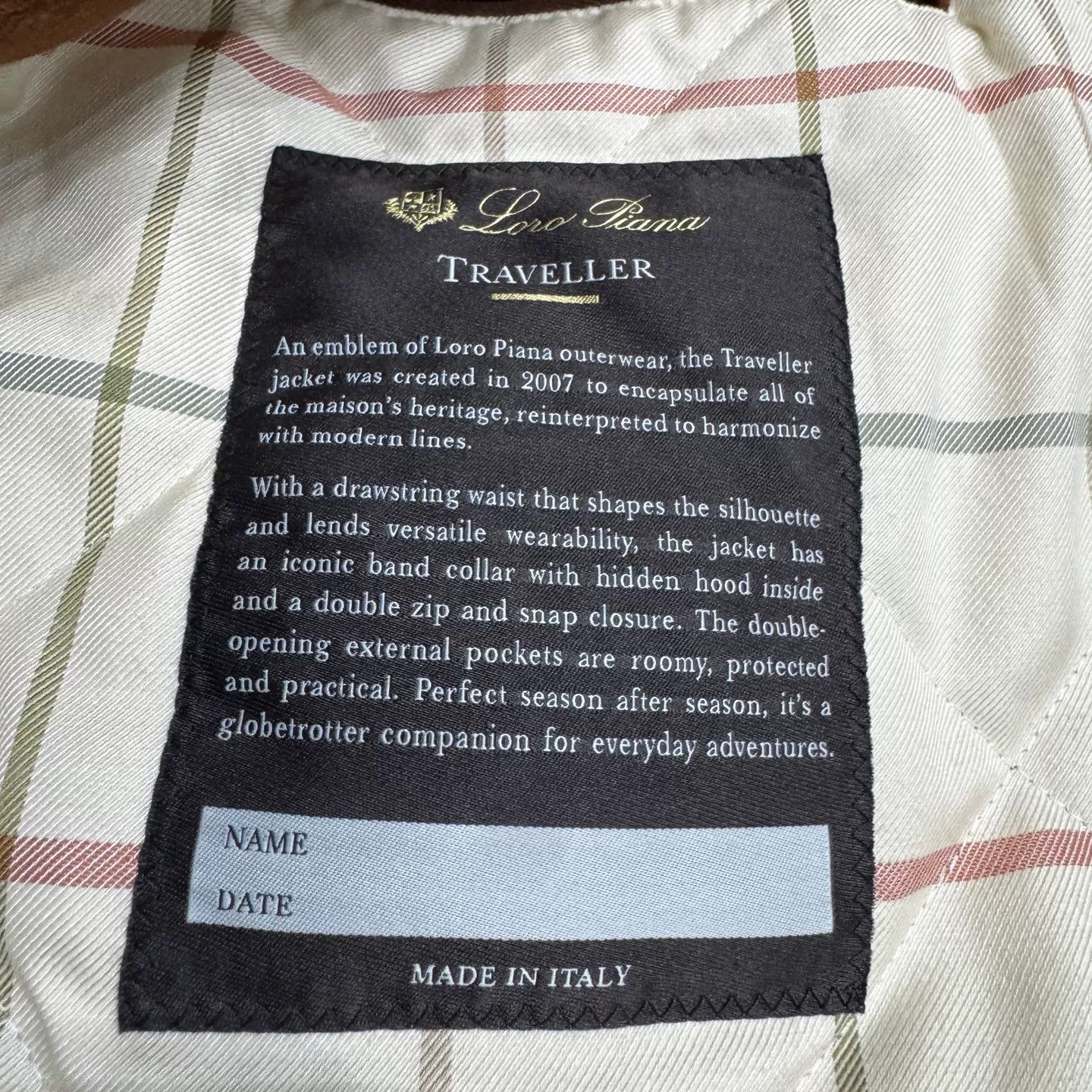 Loro Piana Loro Piana Brown Cashmere Traveller Jacket 50 Size US M / EU 48-50 / 2 - 5 Thumbnail