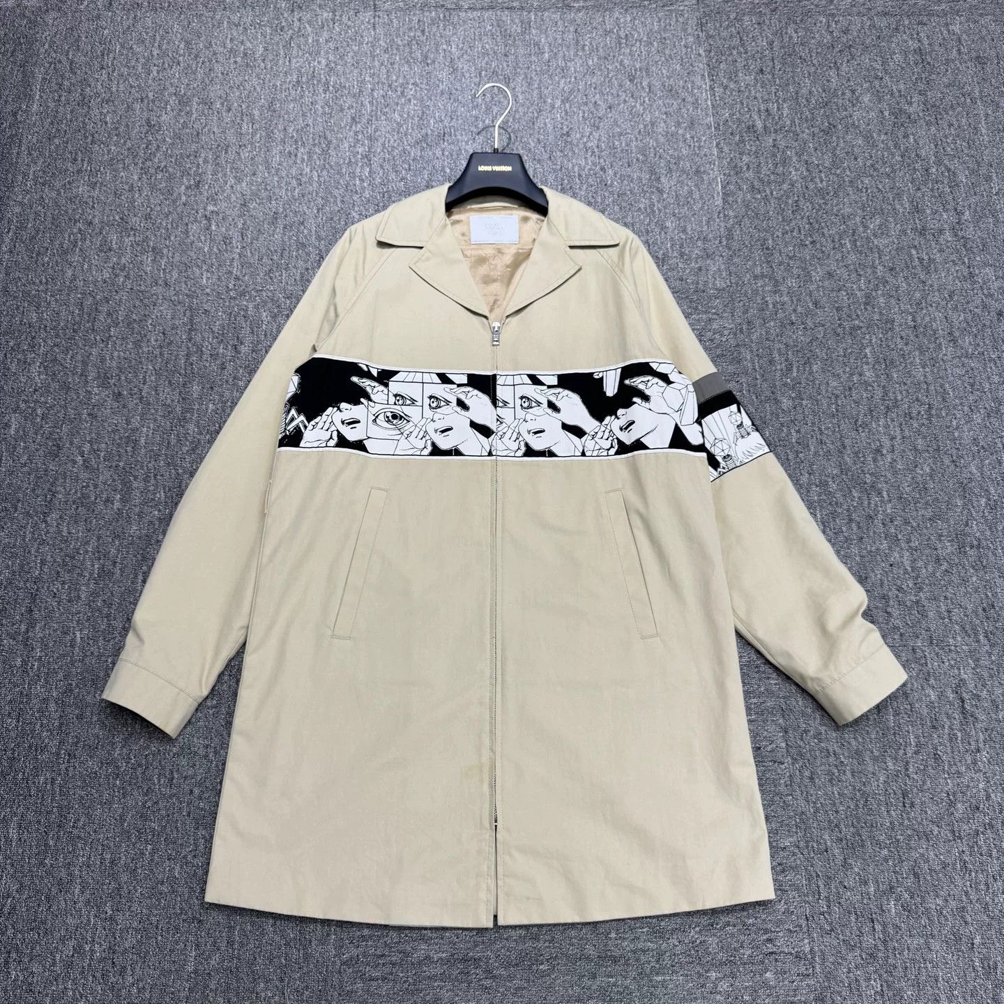 Prada Prada Comic Print Zip Coat 48 Size US M / EU 48-50 / 2 - 2 Thumbnail